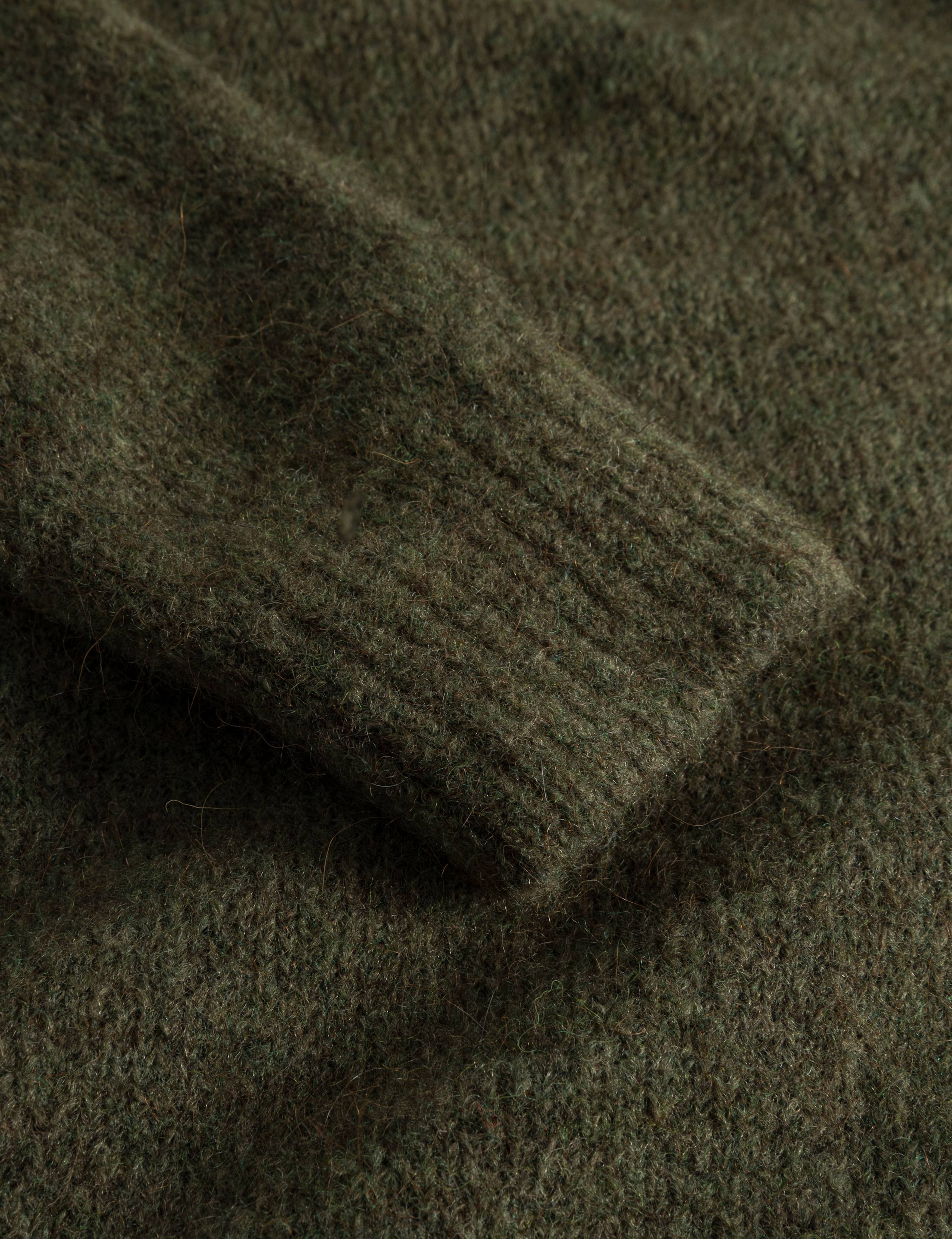 ALPINE KNIT - DARK MOSS - Image 5
