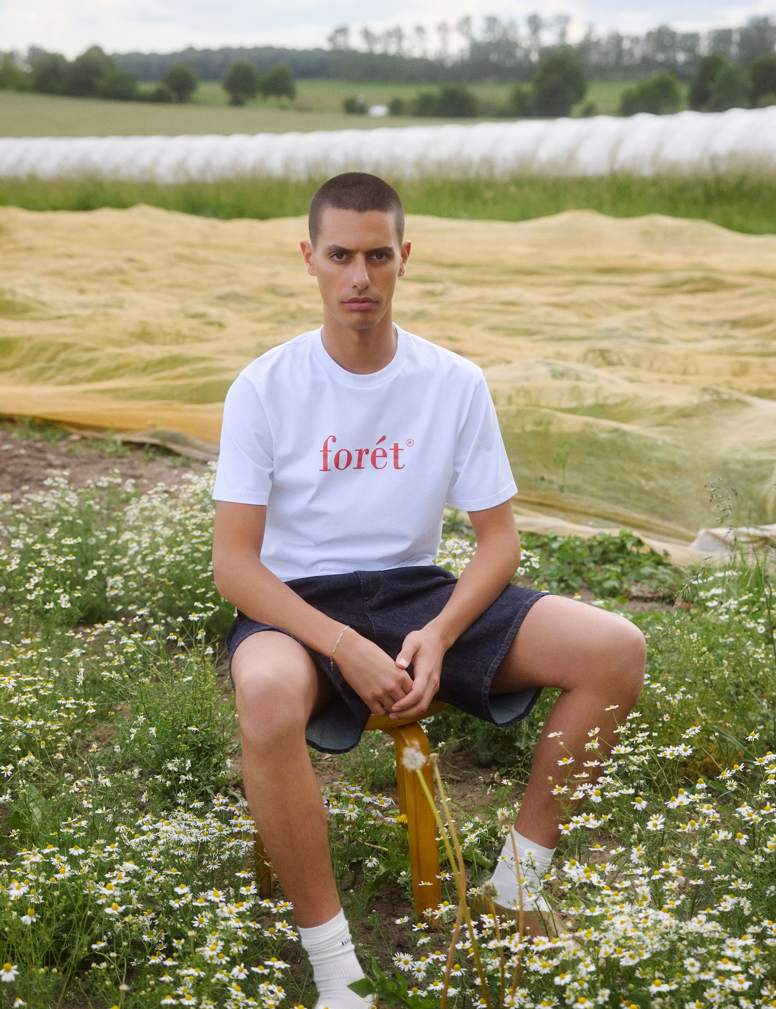 AMBER T-SHIRT - WHITE/RED - Image 3