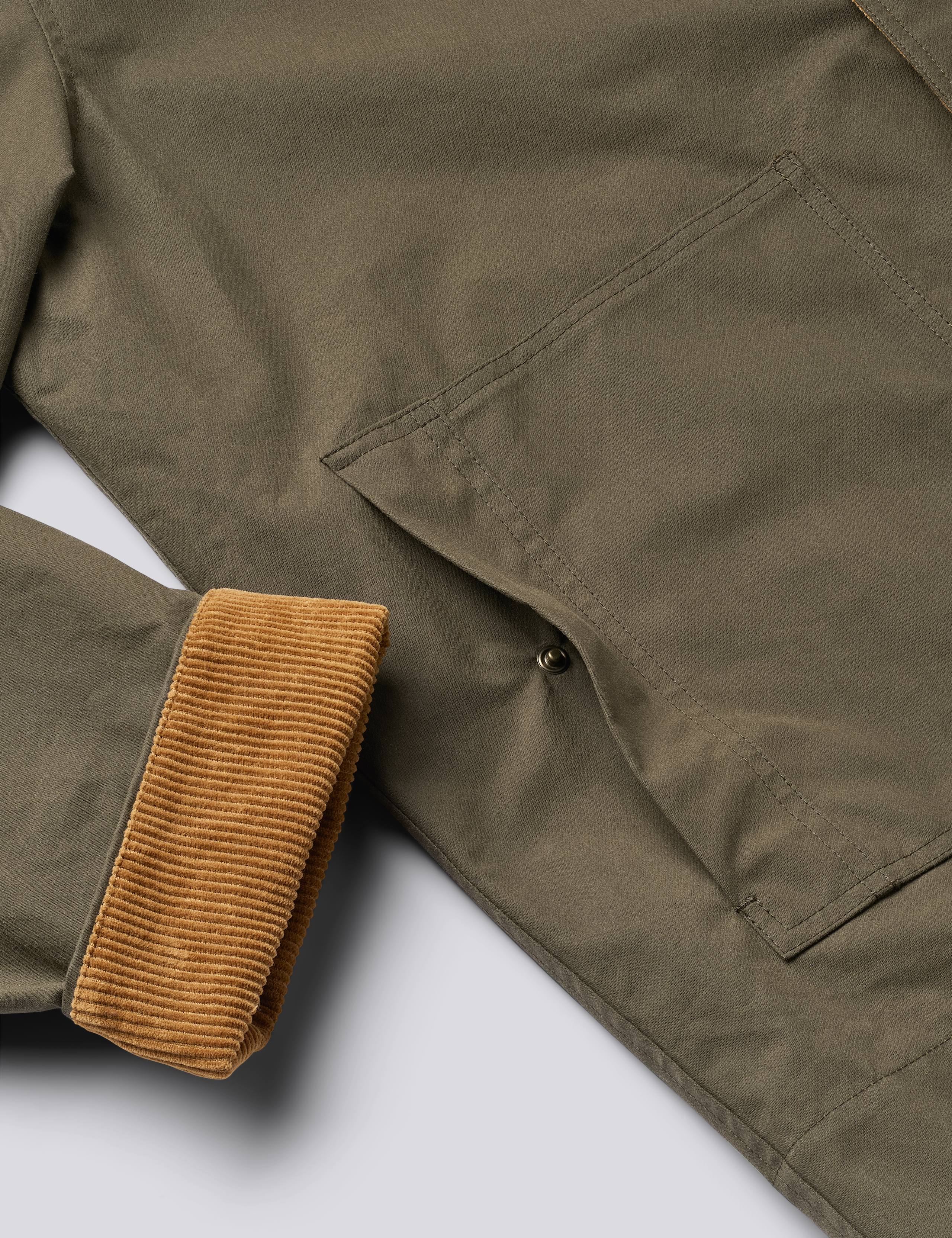 ASPEN OILSKIN JACKET - ARMY - Image 8