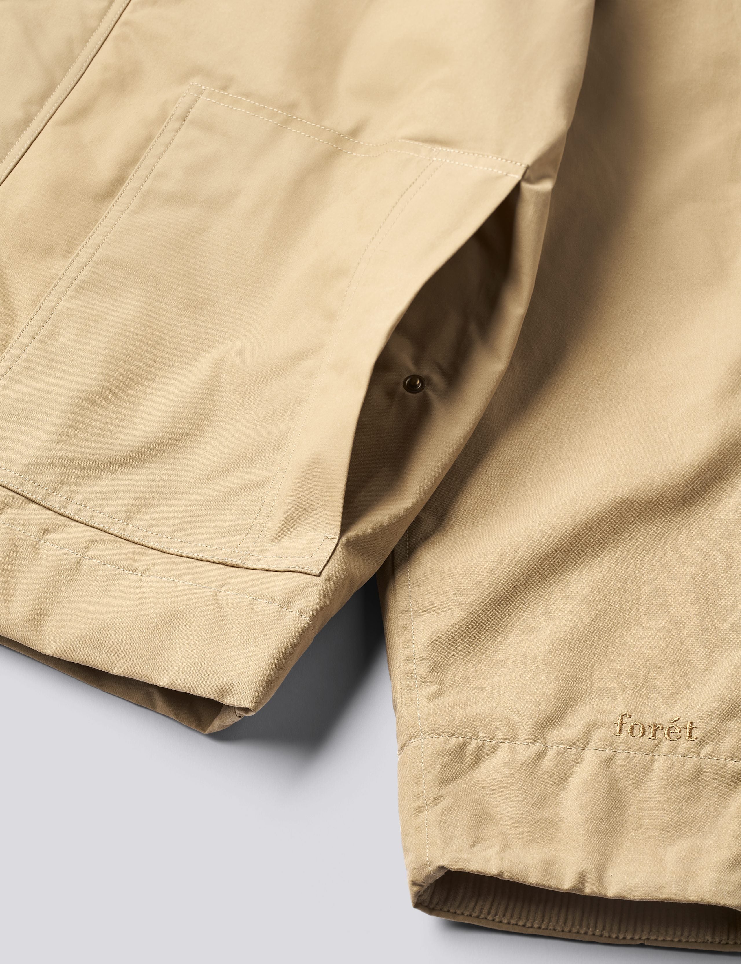 ASPEN PADDED OILSKIN JACKET - KHAKI - Image 10
