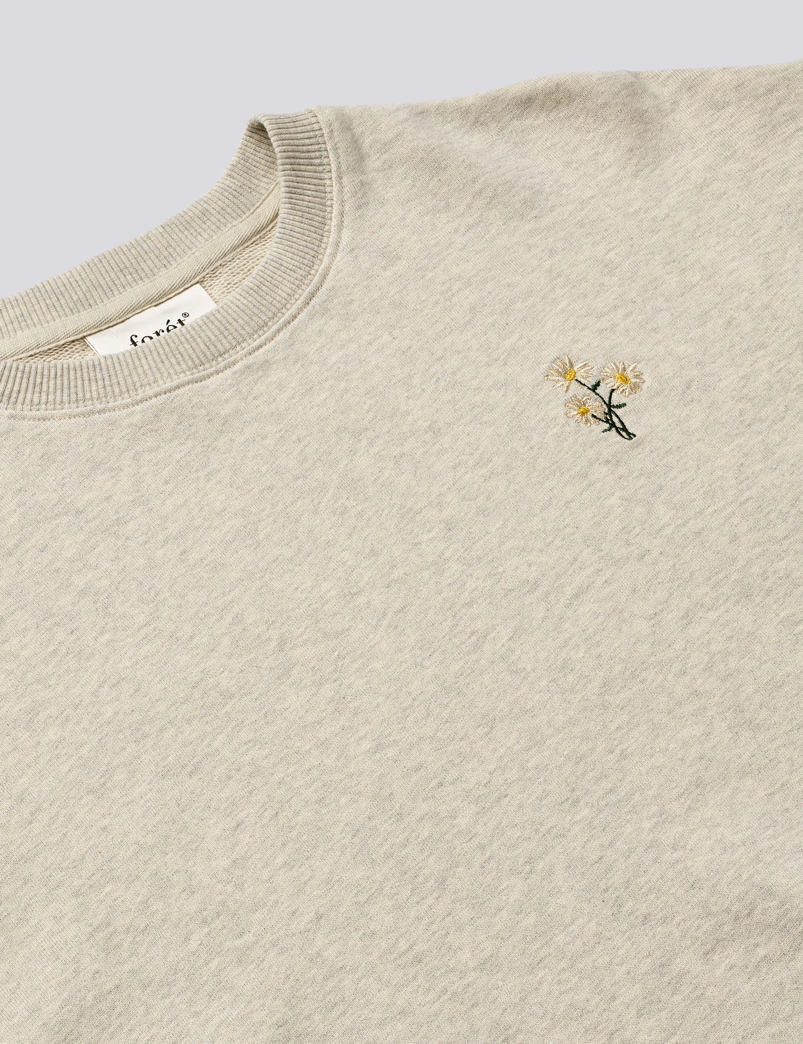BELLIS SWEATSHIRT - SNOW MELANGE - Image 2