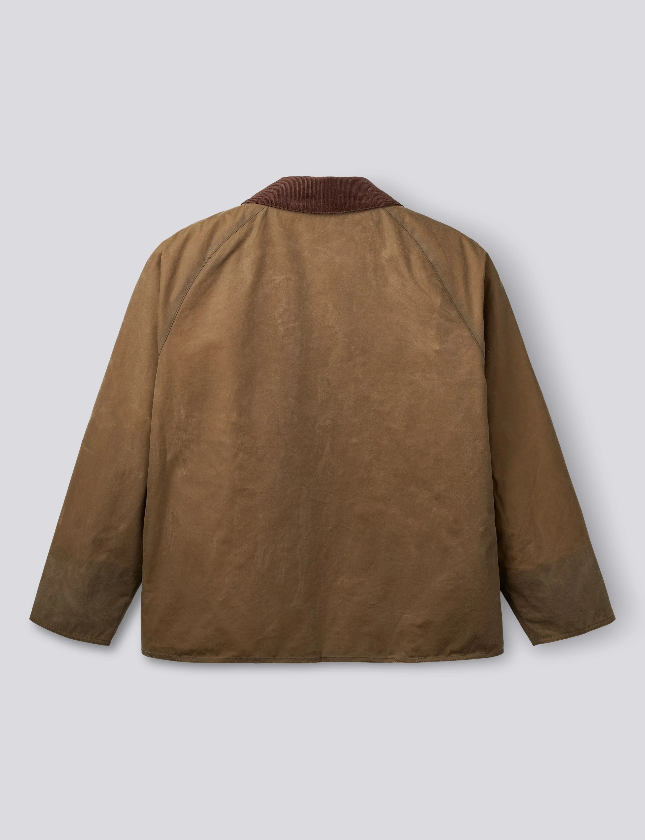BIVOUAC PADDED OILSKIN JACKET - BARK - Image 5
