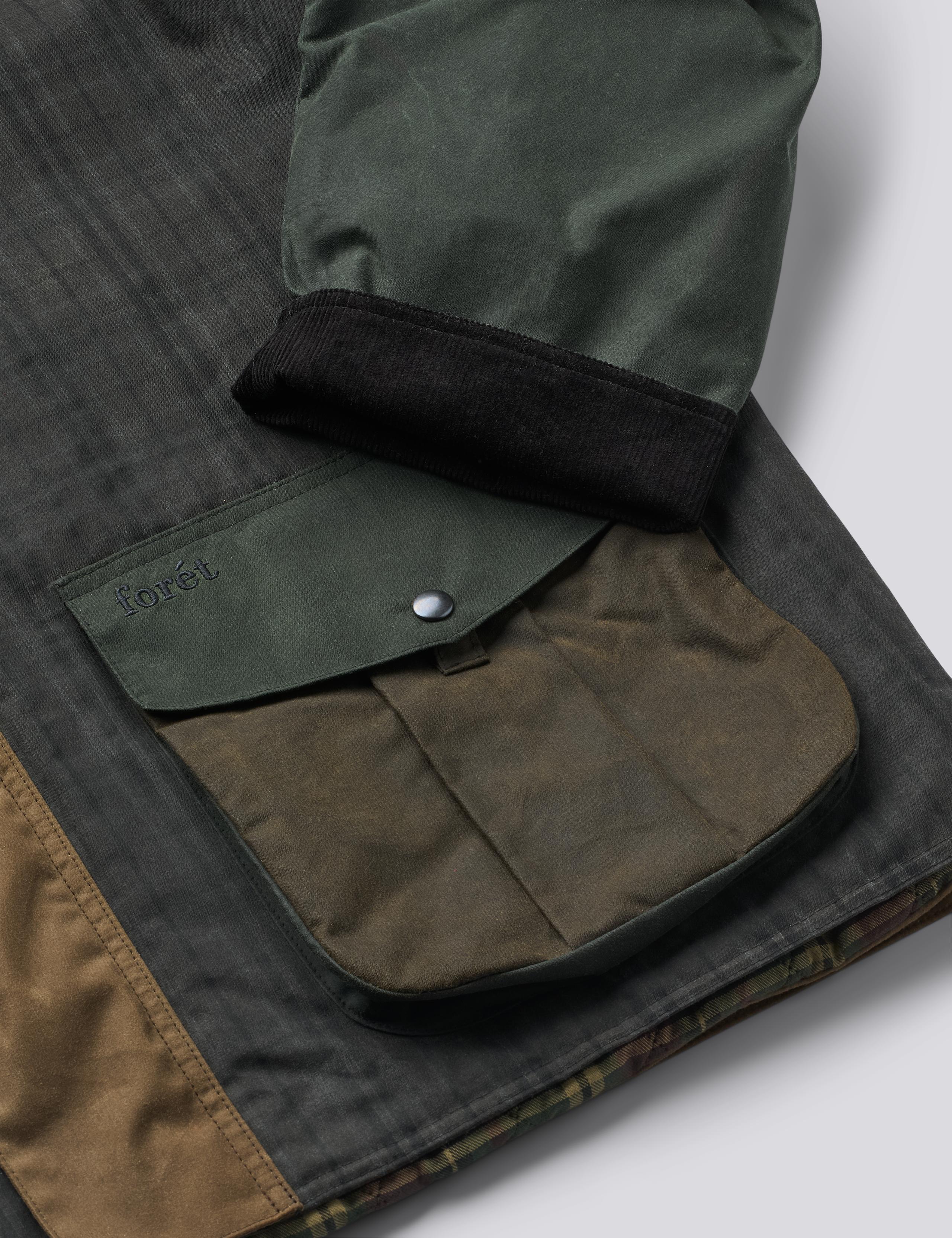 BIVOUAC PADDED OILSKIN JACKET - MULTI - Image 4