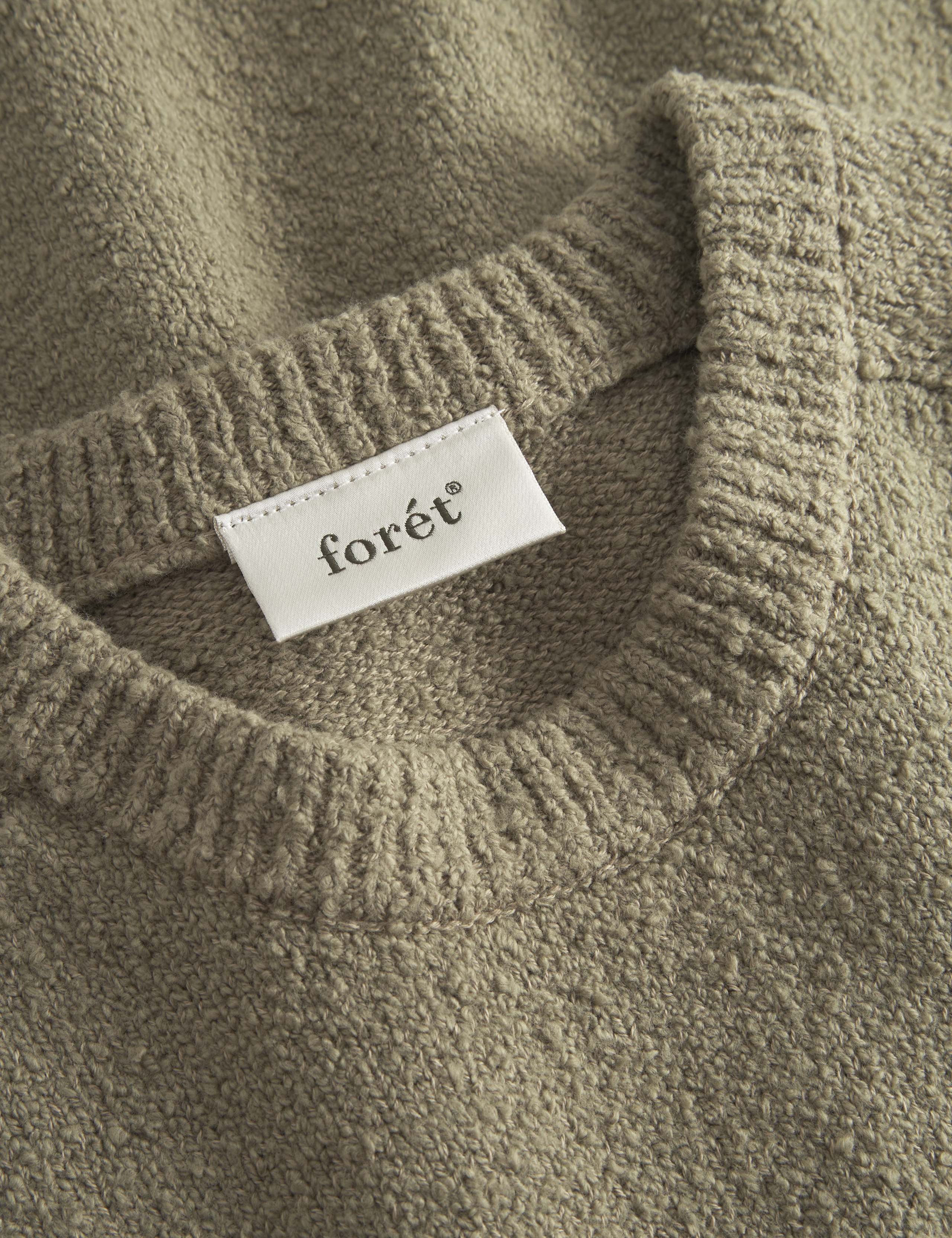BLOOM BOUCLE KNIT - DUSTY OLIVE - Image 5