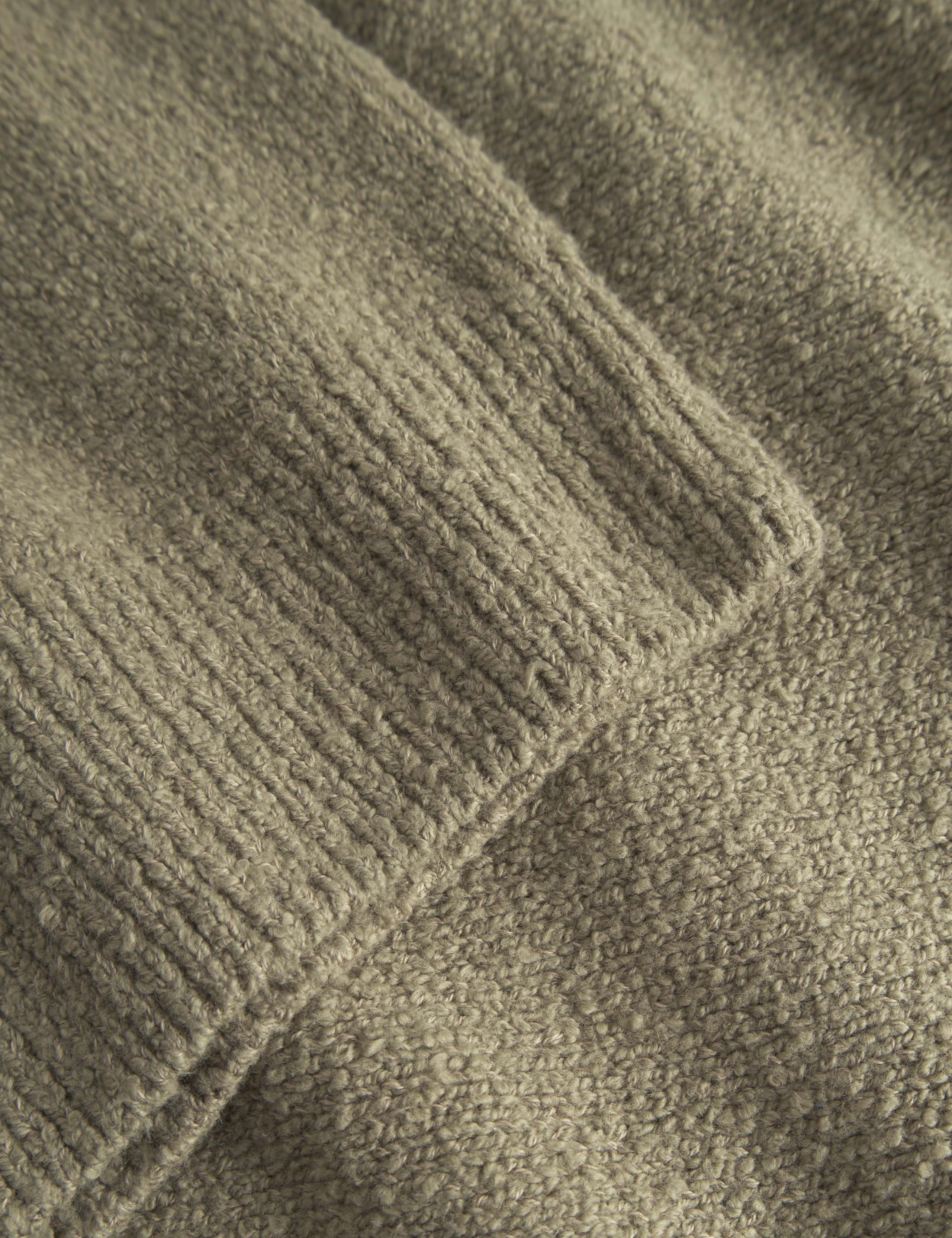 BLOOM BOUCLE KNIT - DUSTY OLIVE - Image 7