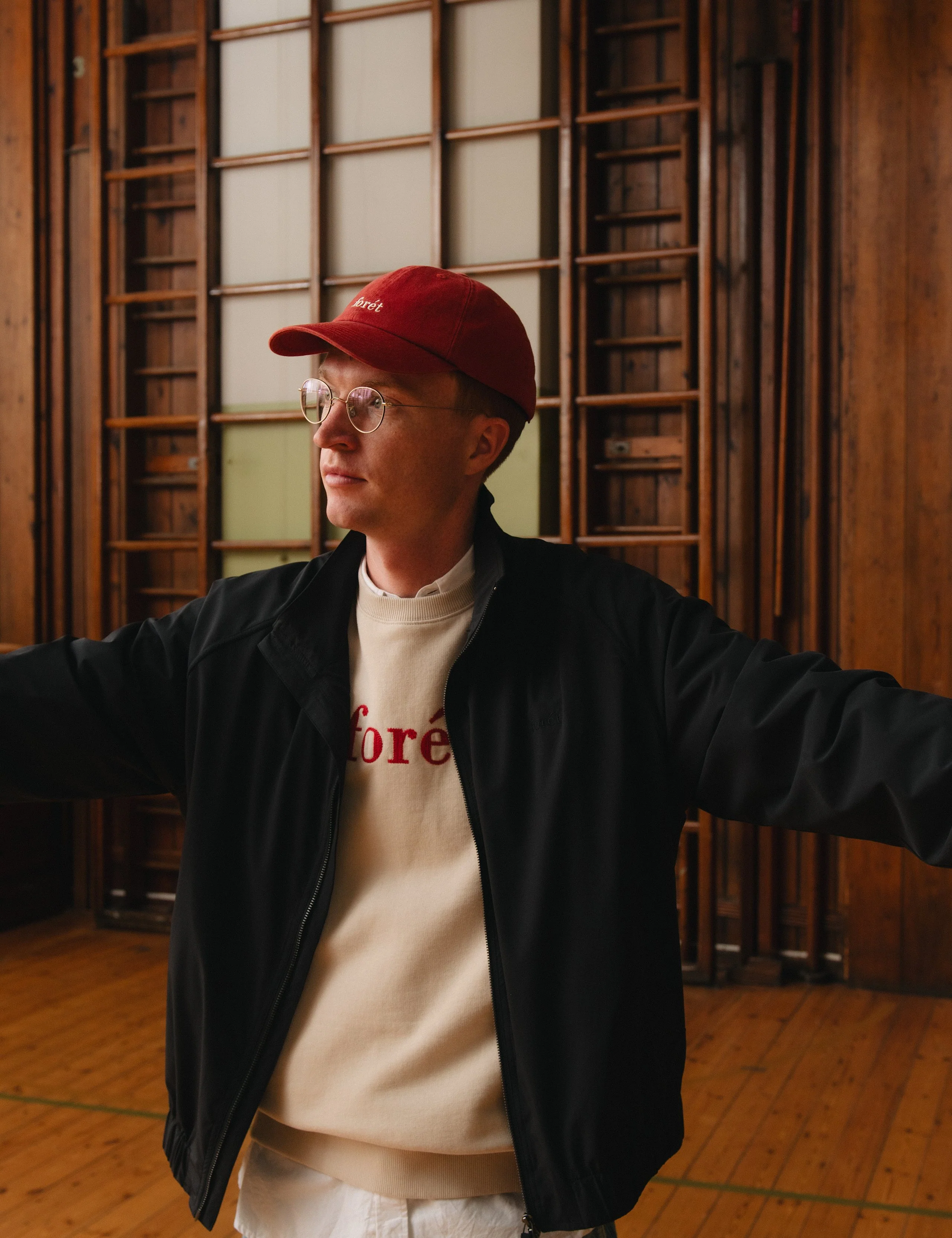 BOAT SWEATSHIRT - OAT/RED - Image 3