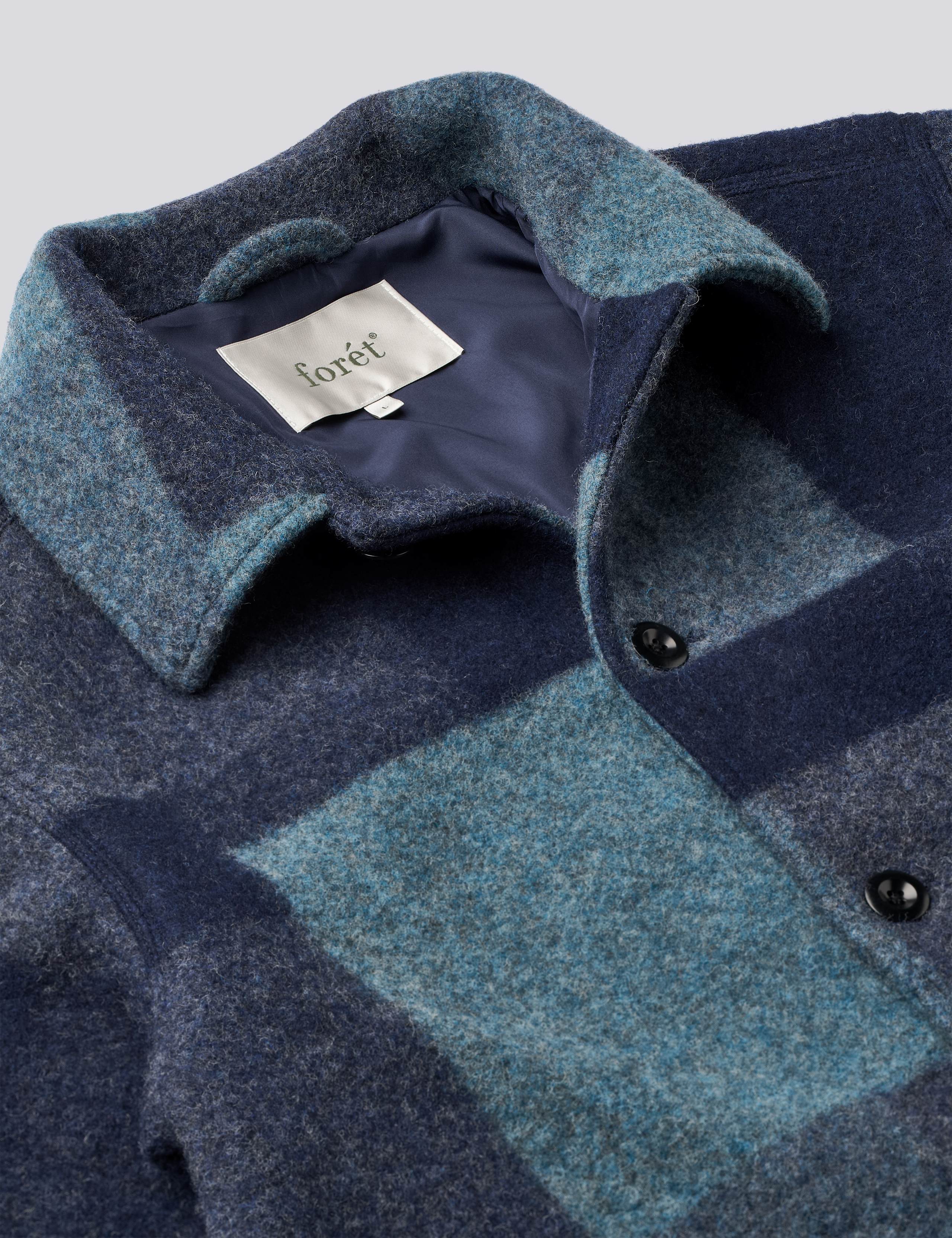 CAVE WOOL JACKET - BLUE MIX - Image 10