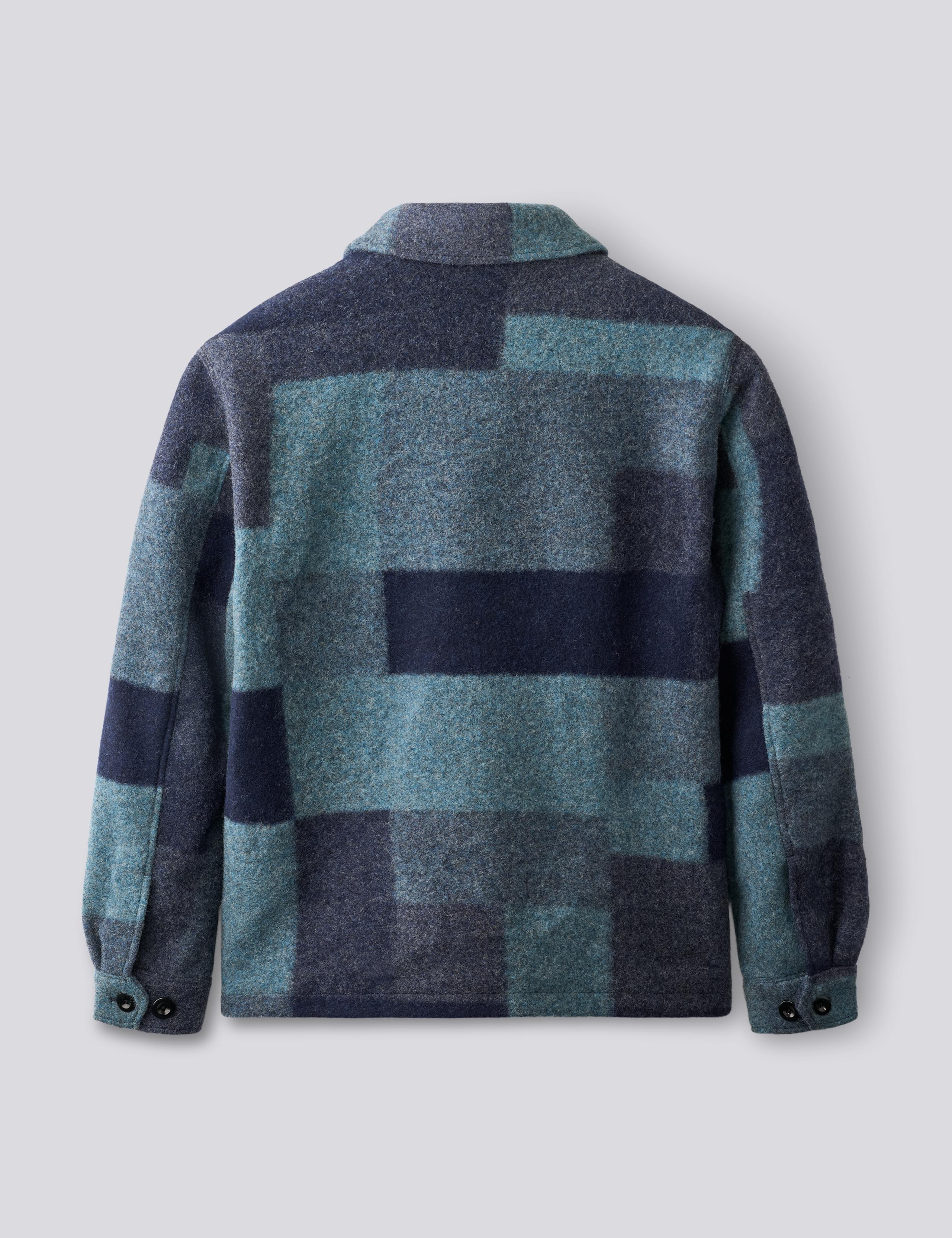CAVE WOOL JACKET - BLUE MIX - Image 3