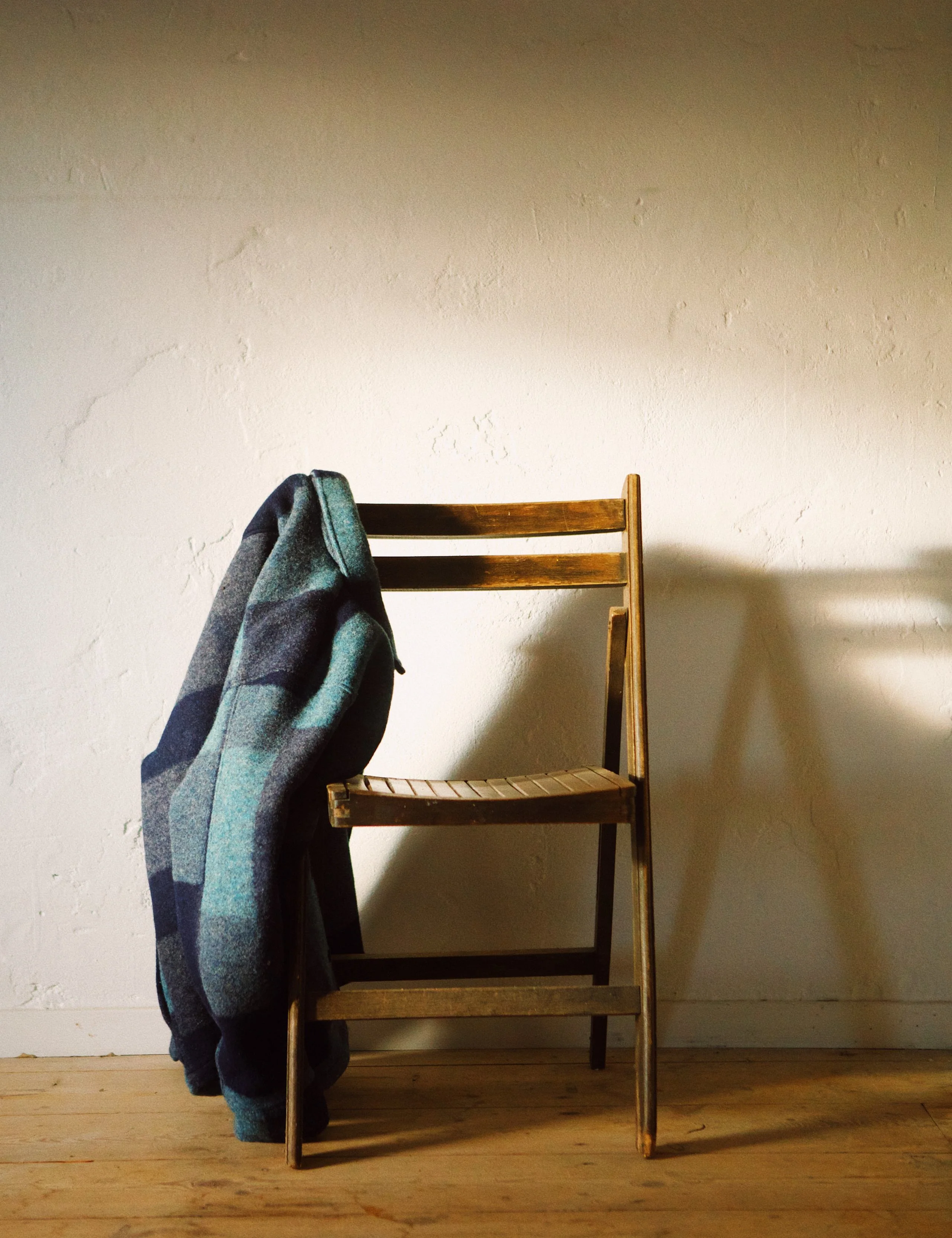 CAVE WOOL JACKET - BLUE MIX - Image 7