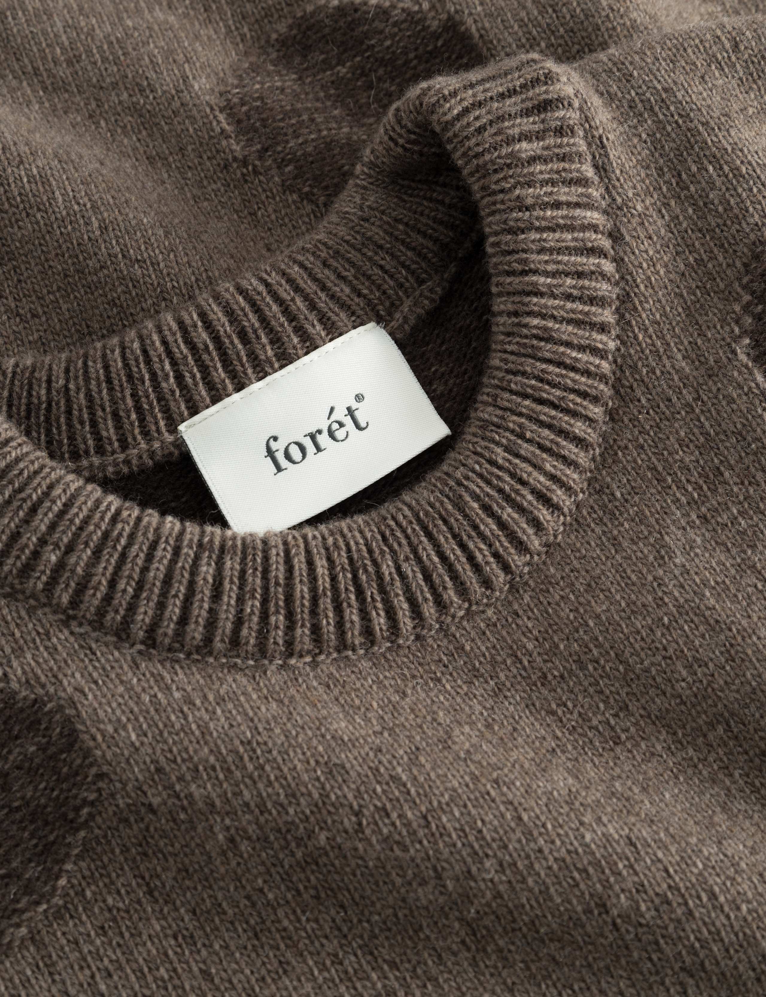 CIRCLE JACQUARD KNIT - COLD BROWN - Image 5