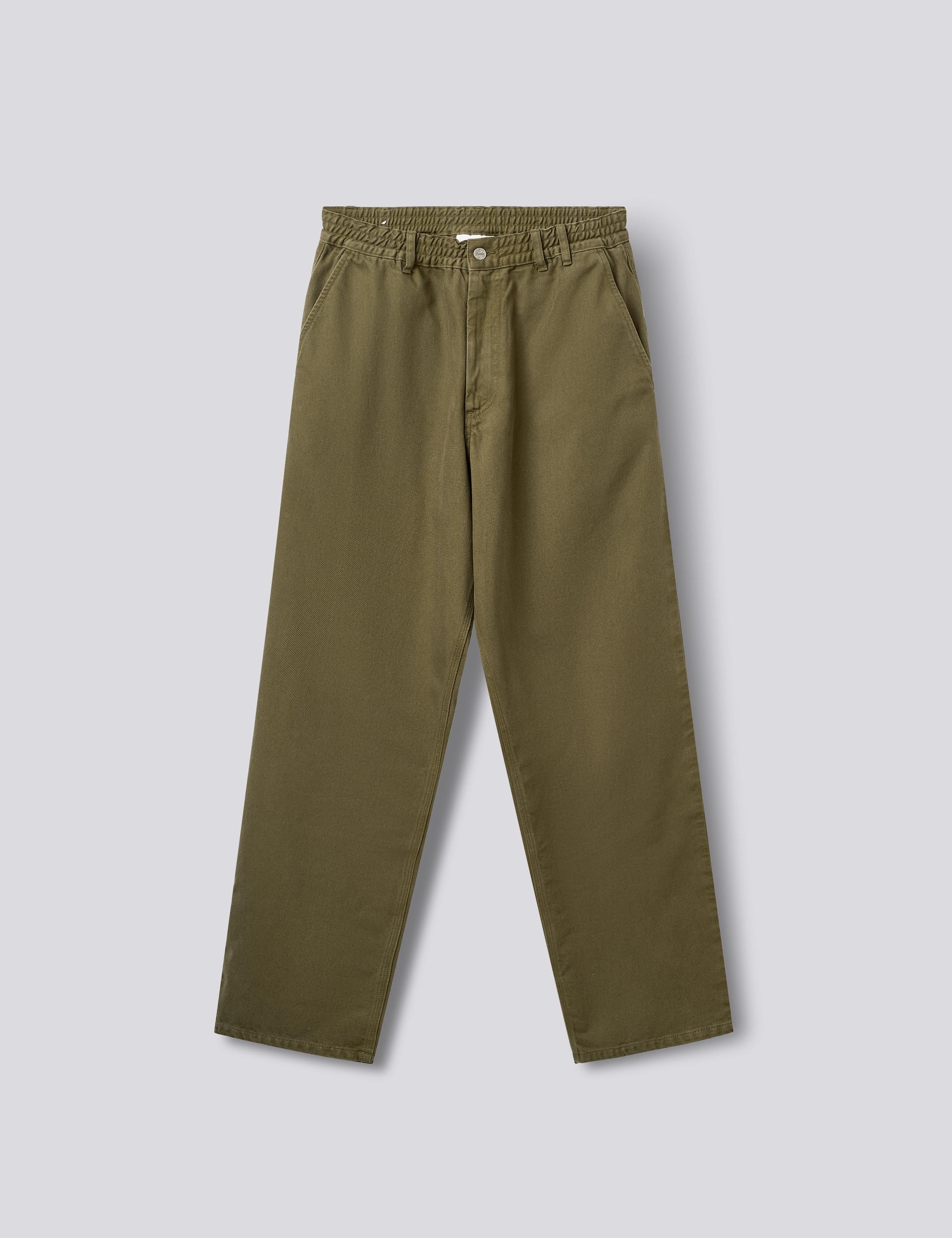 CLAY TWILL PANTS - ARMY