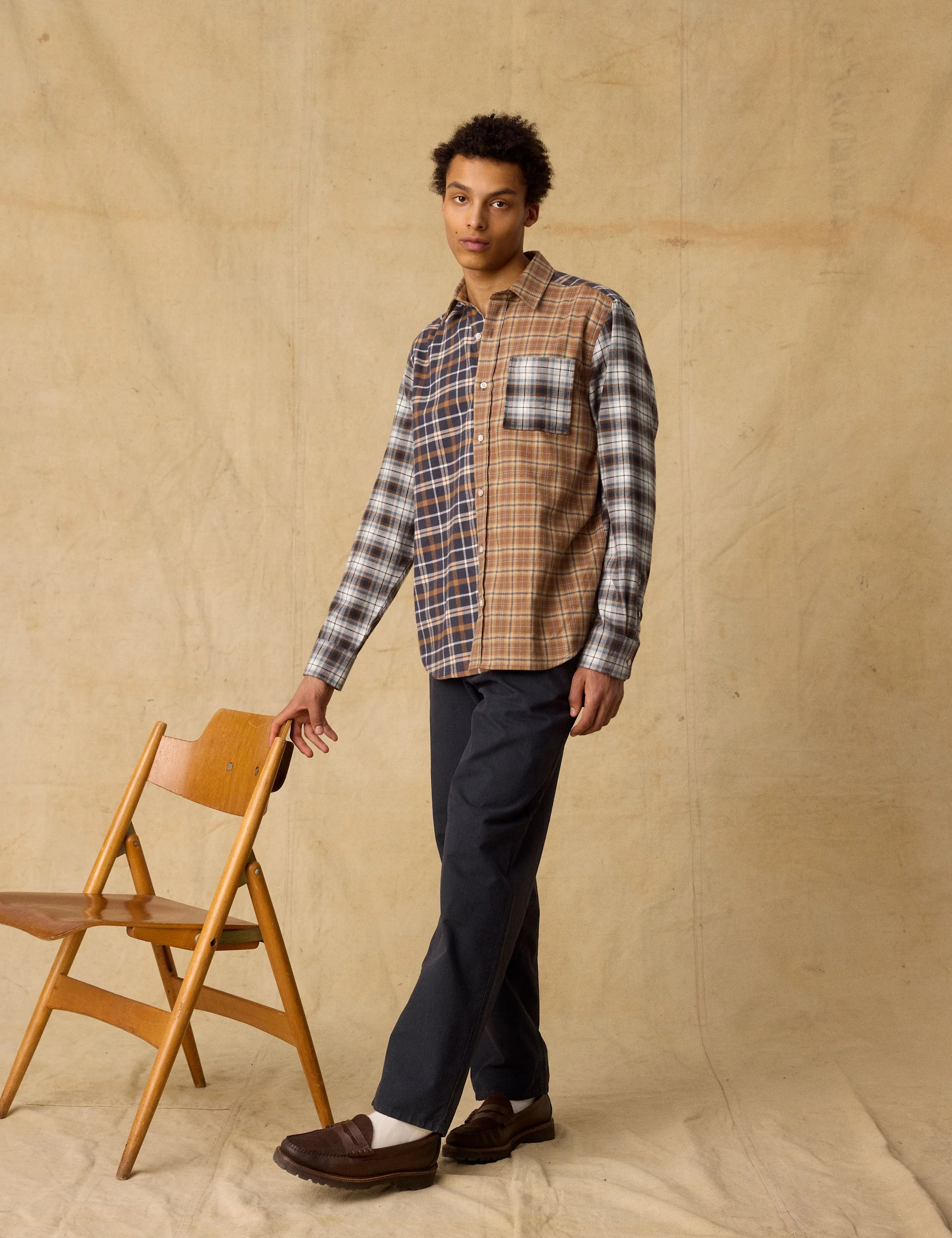 CREEK CHECK MIX SHIRT - CHECK MIX - Image 4