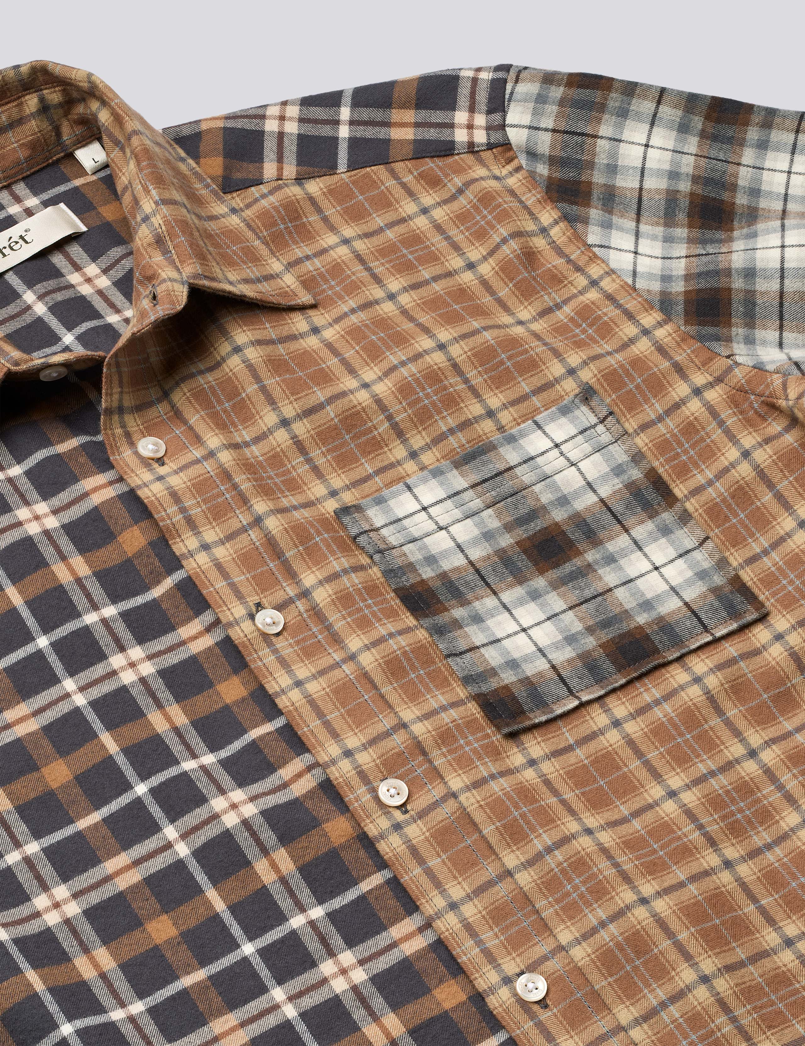 CREEK CHECK MIX SHIRT - CHECK MIX - Image 7