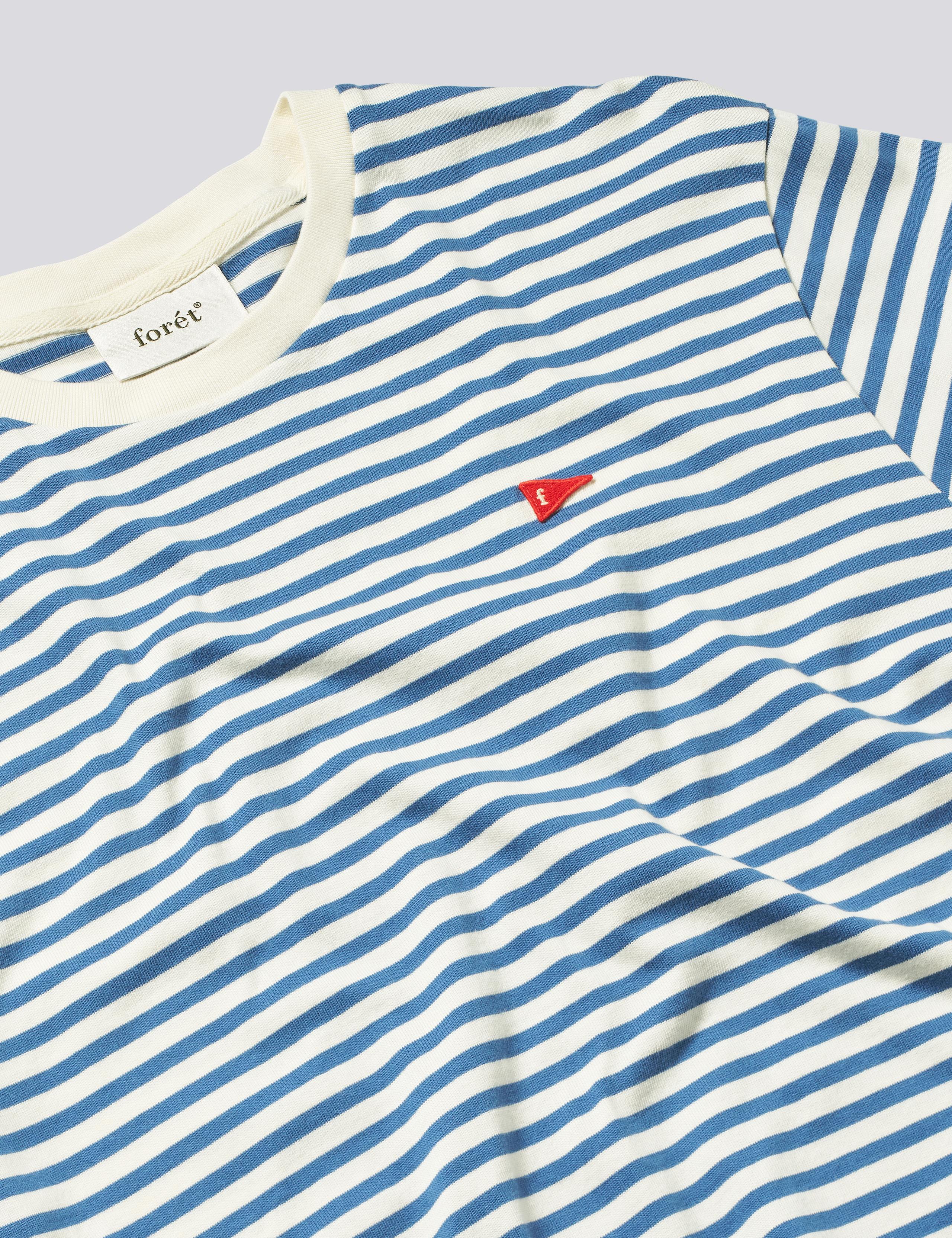 FLAG T-SHIRT - BLUE STRIPE - Image 2