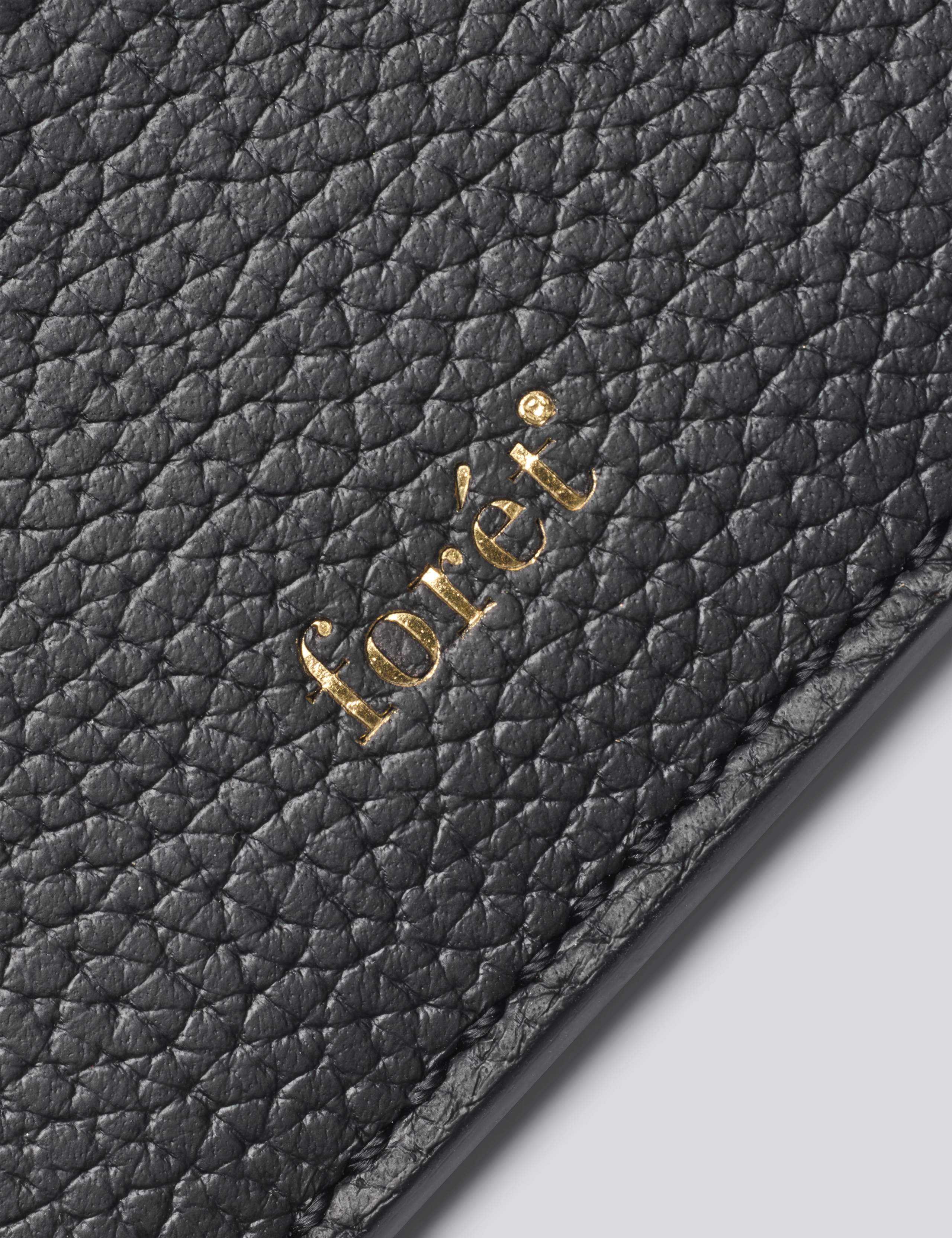 LEATHER CARDHOLDER - BLACK - Image 4