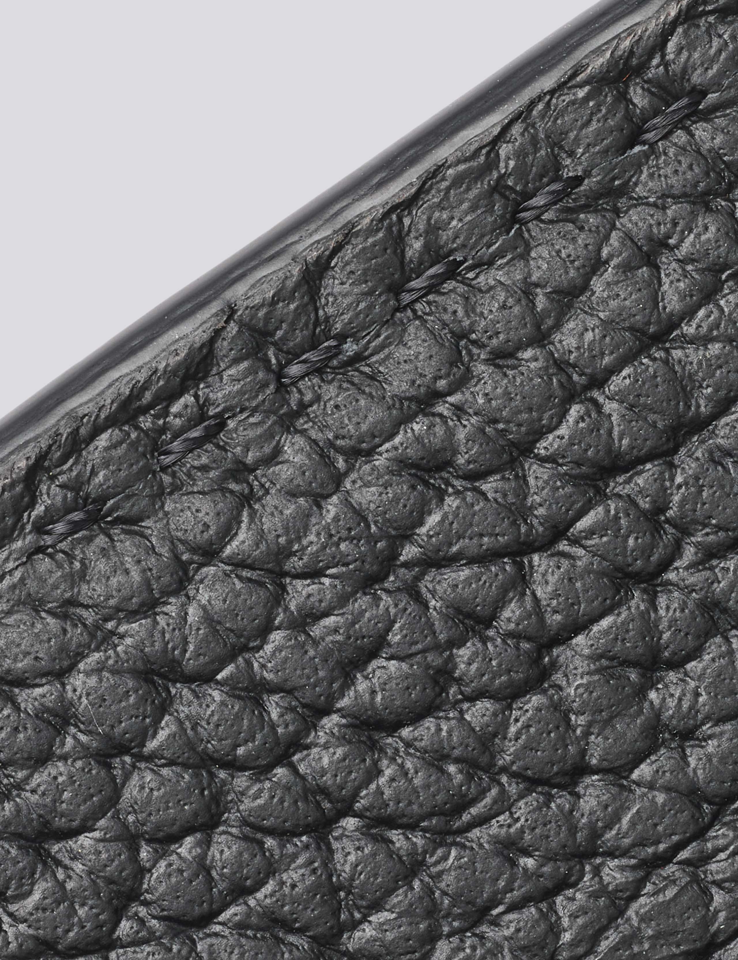 LEATHER CARDHOLDER - BLACK - Image 5