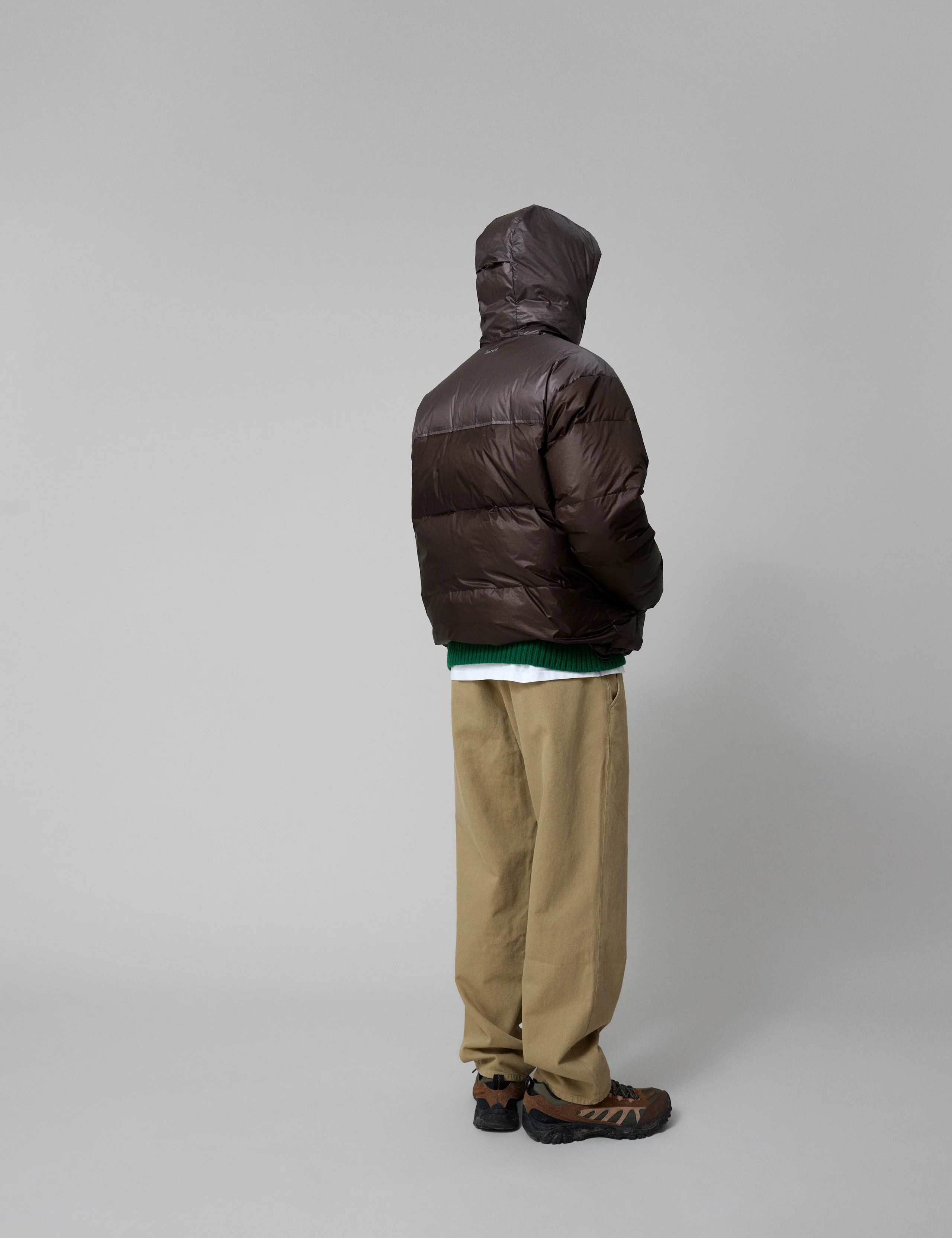 GRAIN REVERSIBLE PUFFER JACKET - BROWN - Image 5