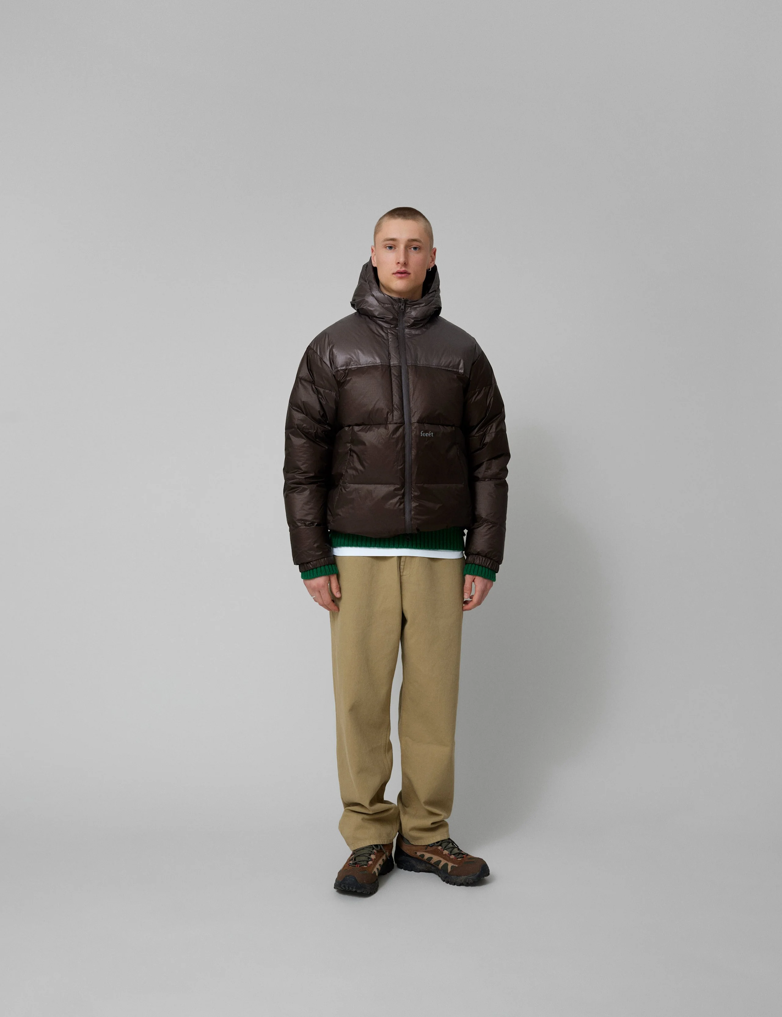 GRAIN REVERSIBLE PUFFER JACKET - BROWN - Image 7