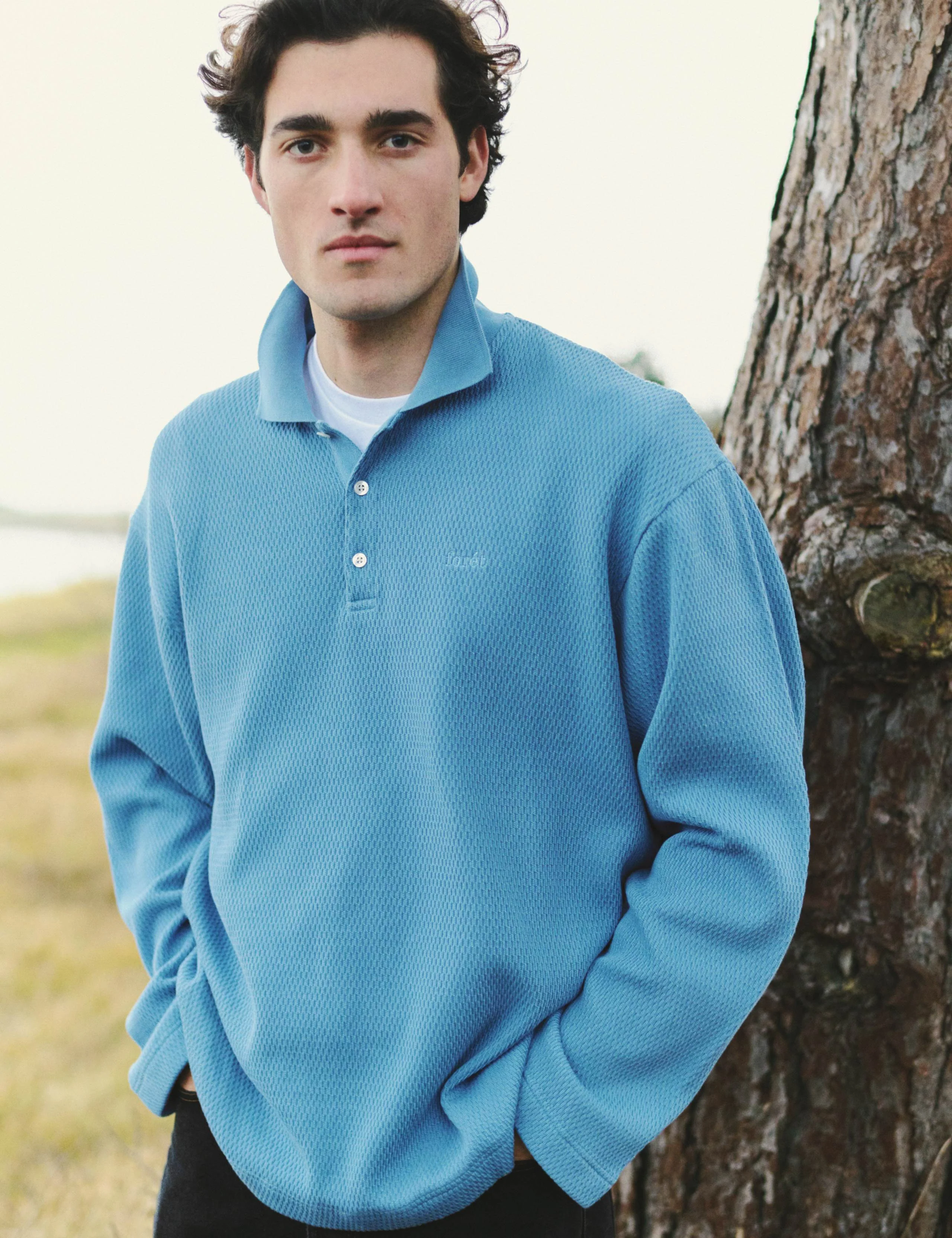 HERB POLO SWEATSHIRT - FORMAL BLUE - Image 4