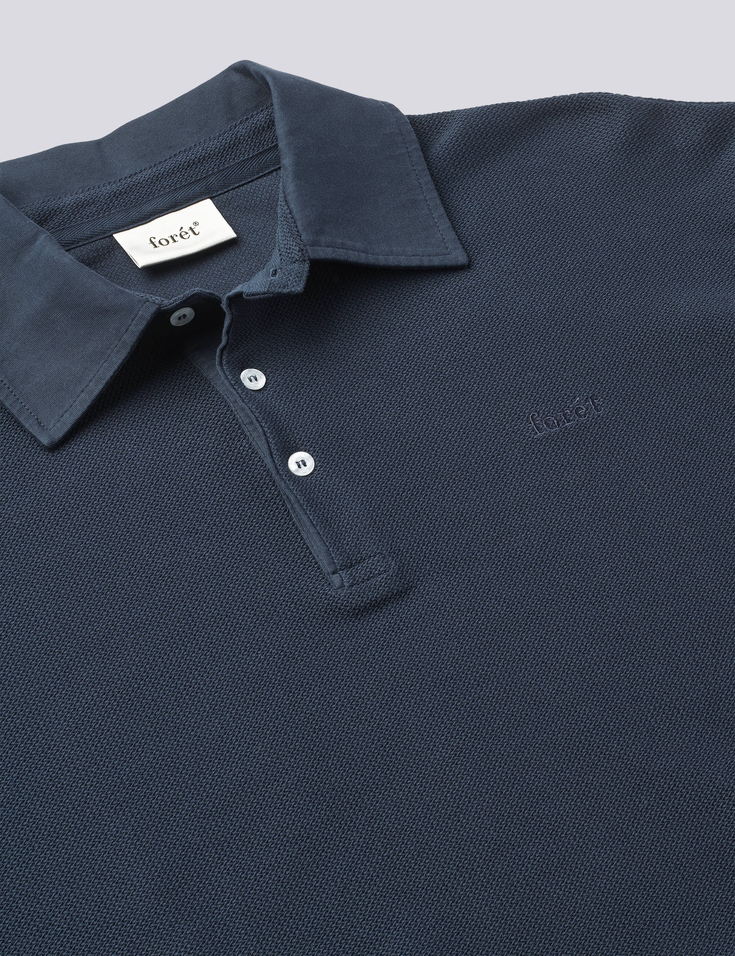 HERB TEXTURED POLO - NAVY - Image 3