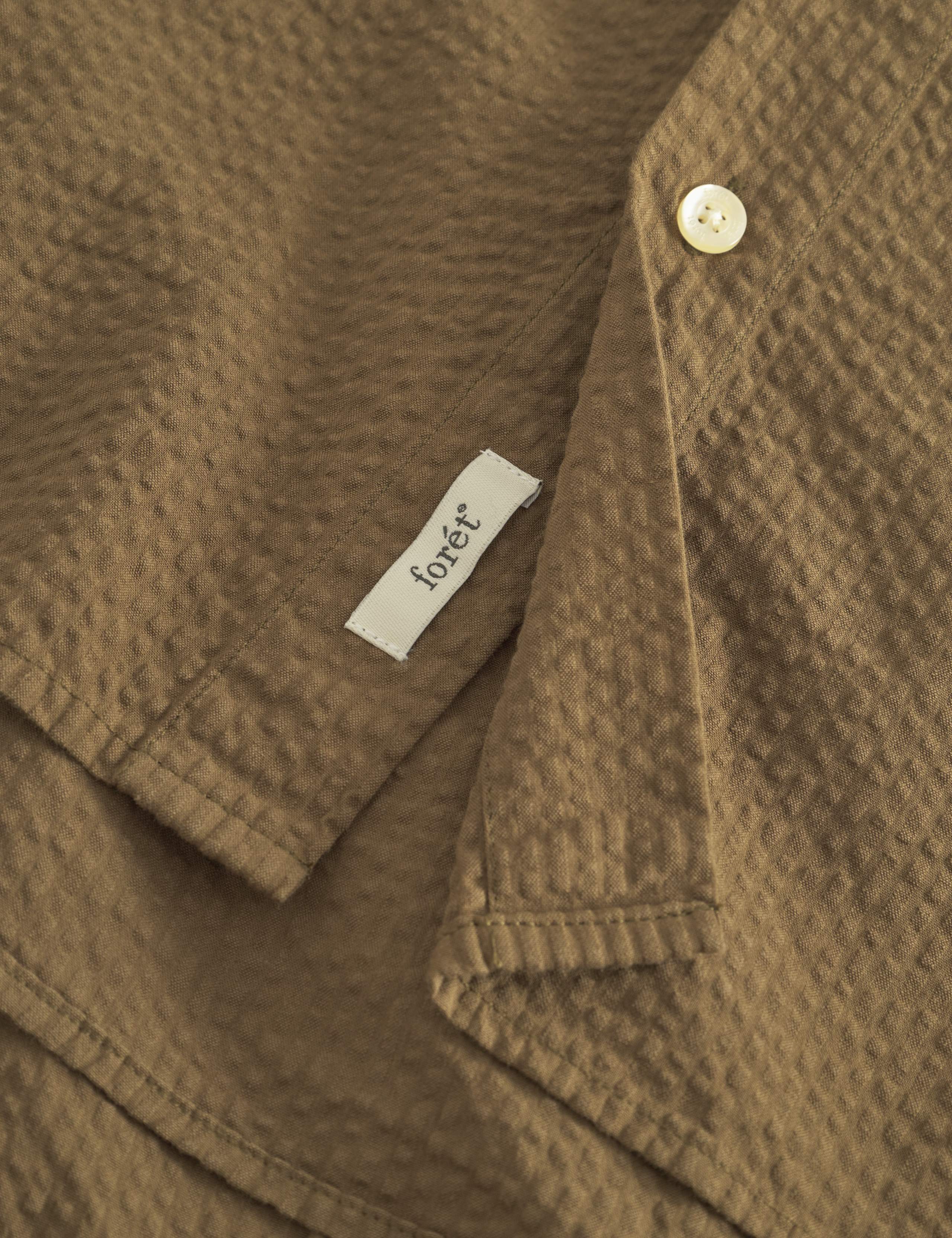 HORNET SEERSUCKER SHIRT - ARMY - Image 5