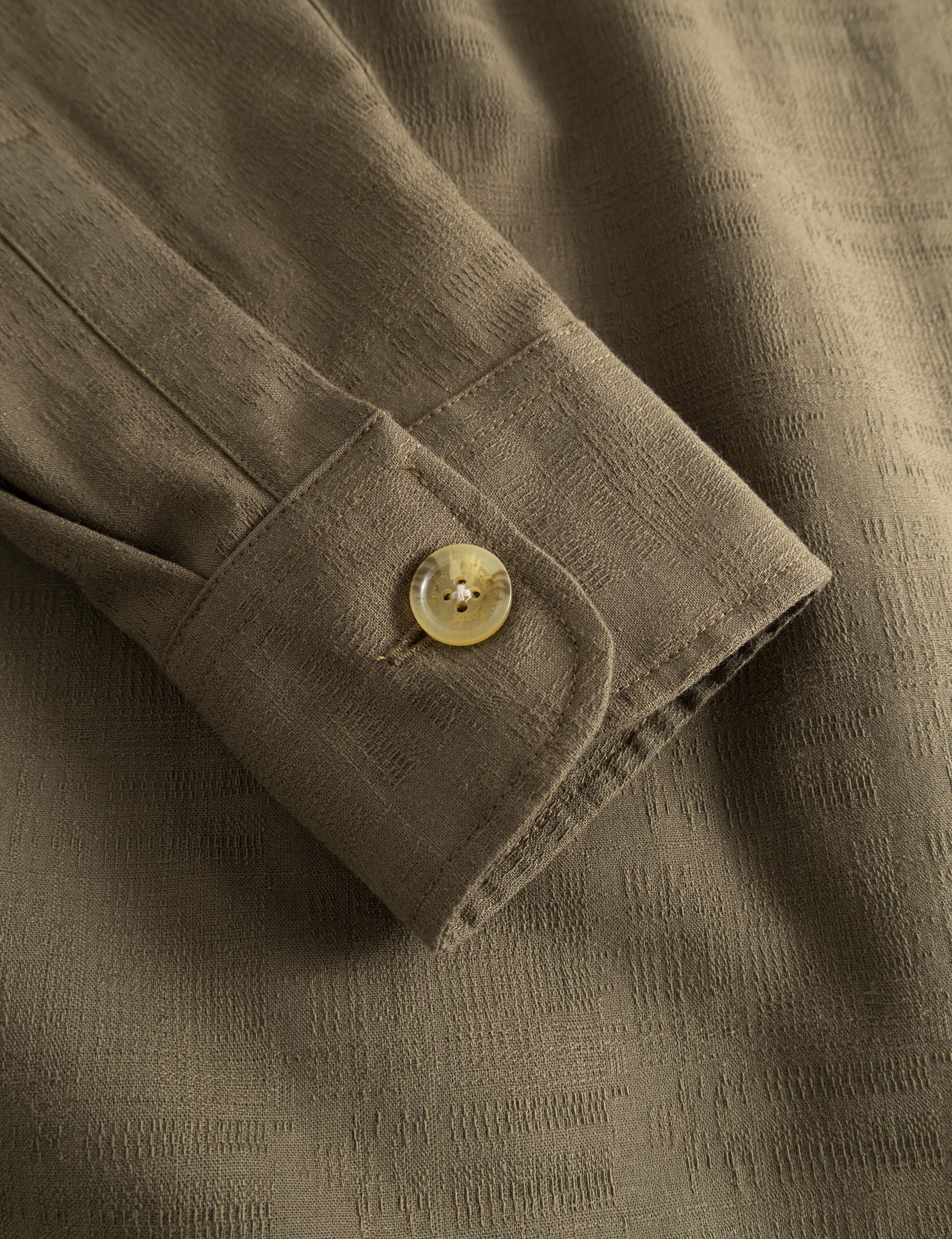 MAP JACQUARD SHIRT - ARMY - Image 4