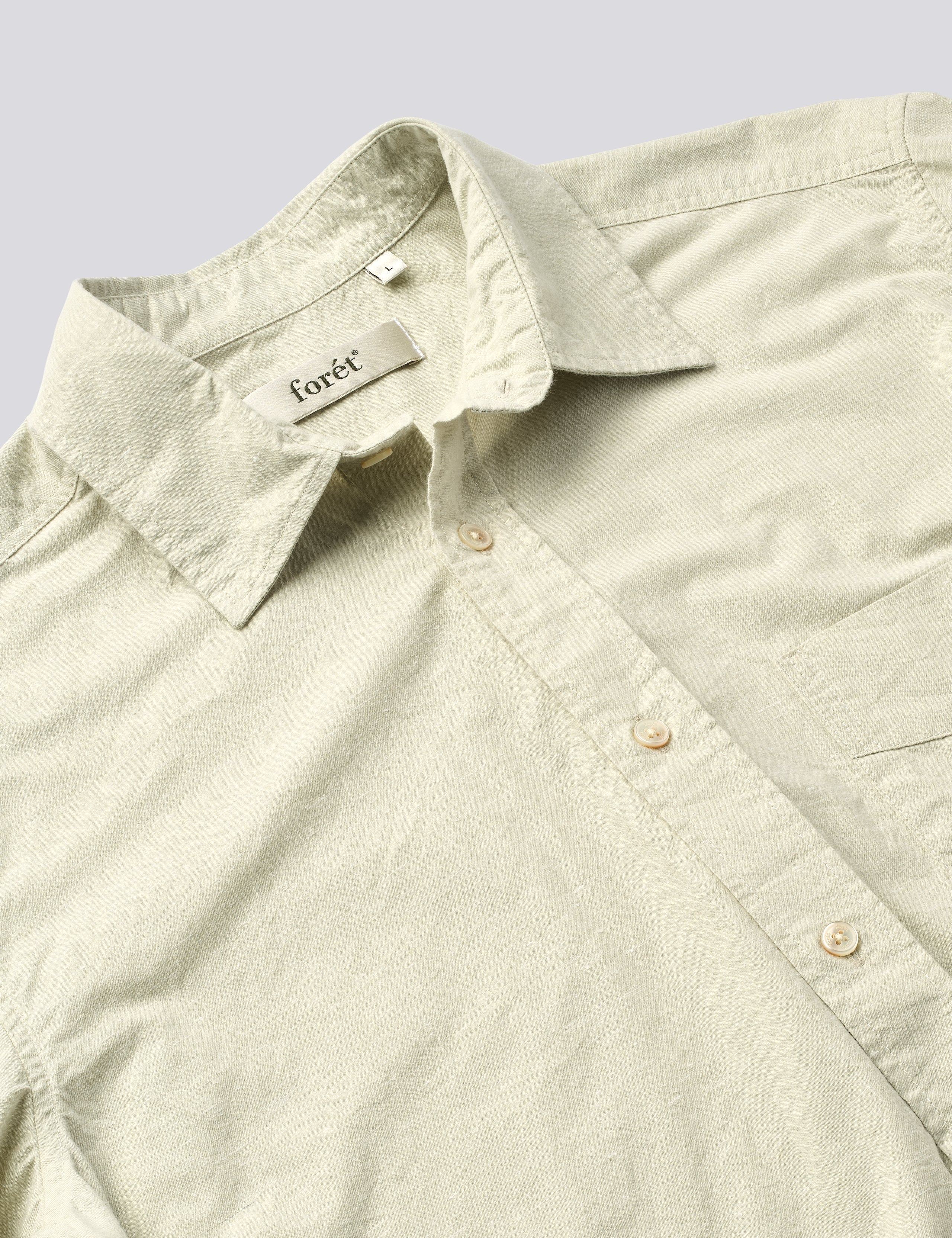 NEPS REGULAR FIT SHIRT - CHALK - Image 3