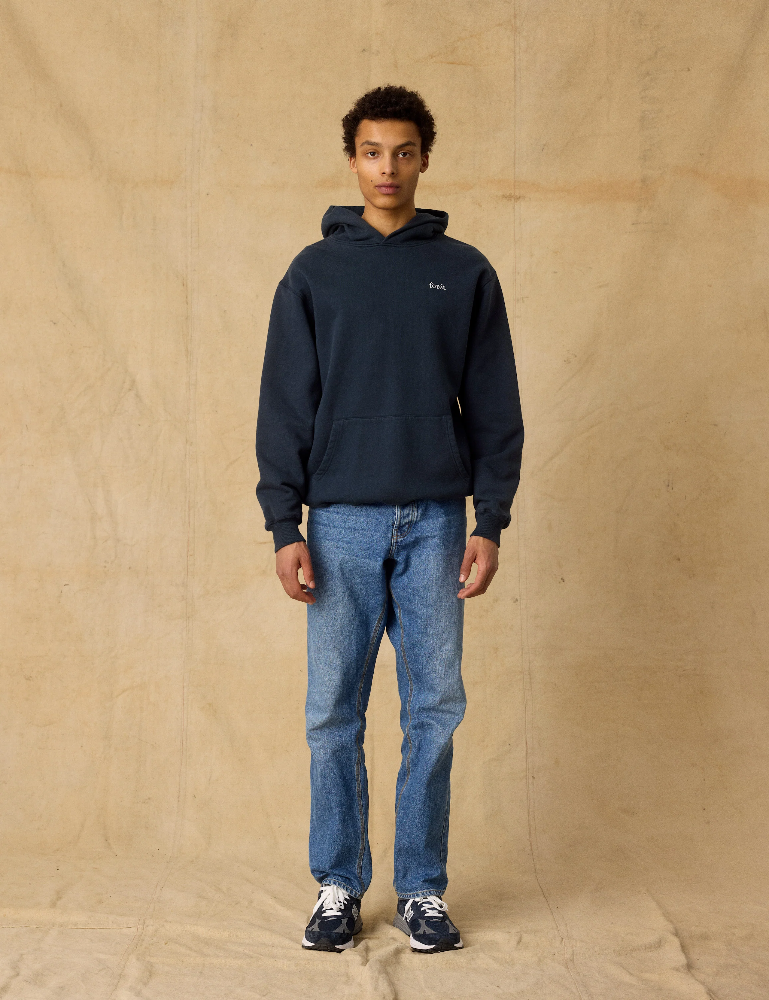 NOON HOODIE - NAVY - Image 4