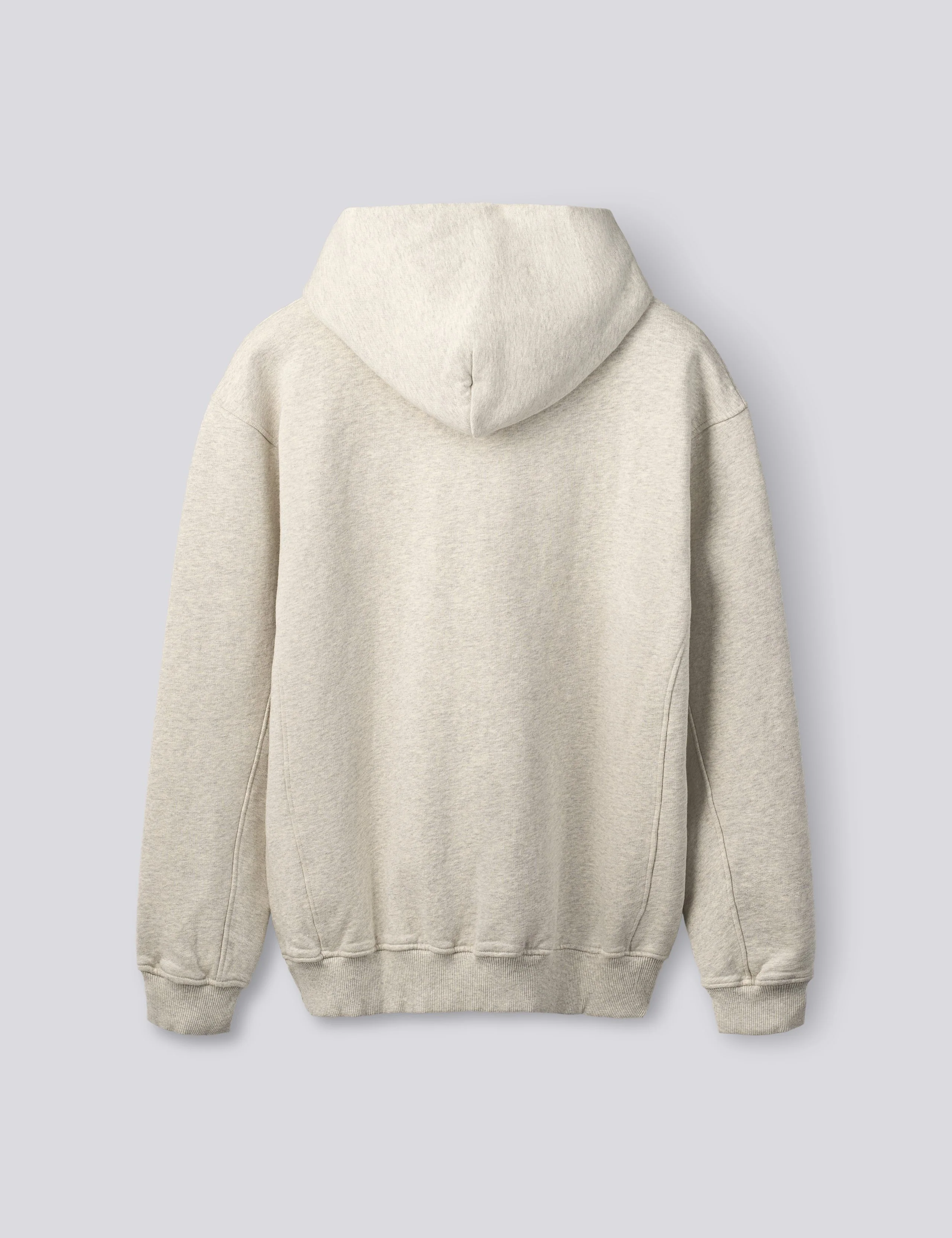 NOON HOODIE - SNOW MELANGE - Image 3