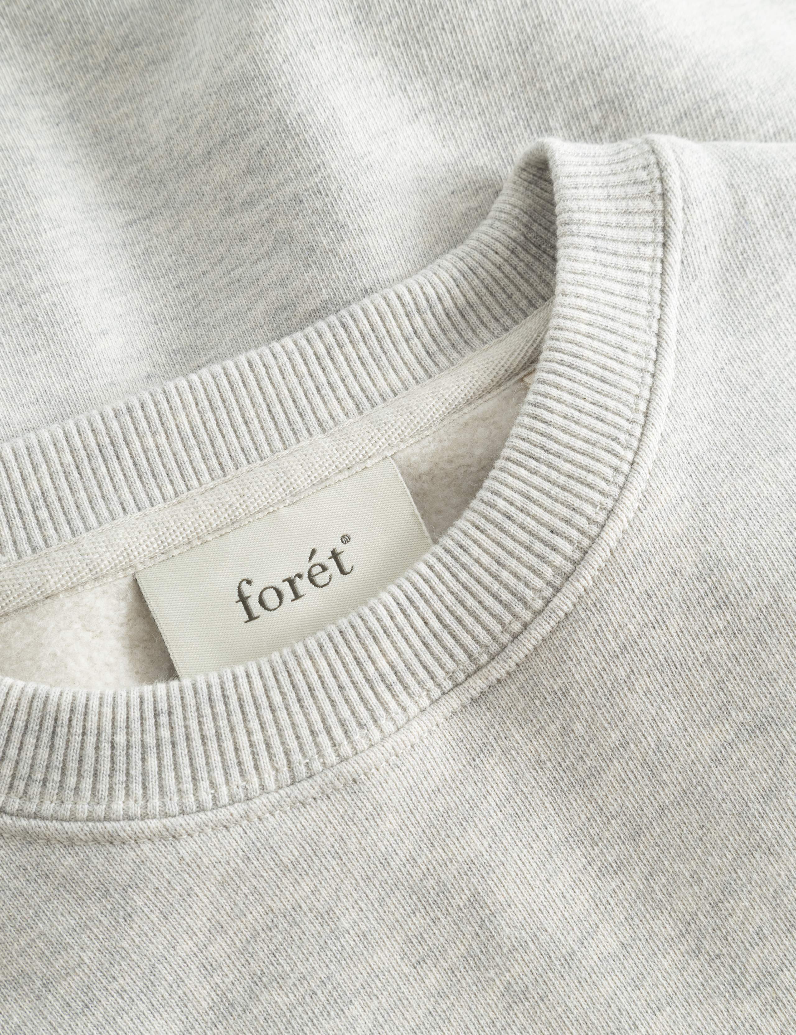 NOON SWEATSHIRT - SNOW MELANGE - Image 5