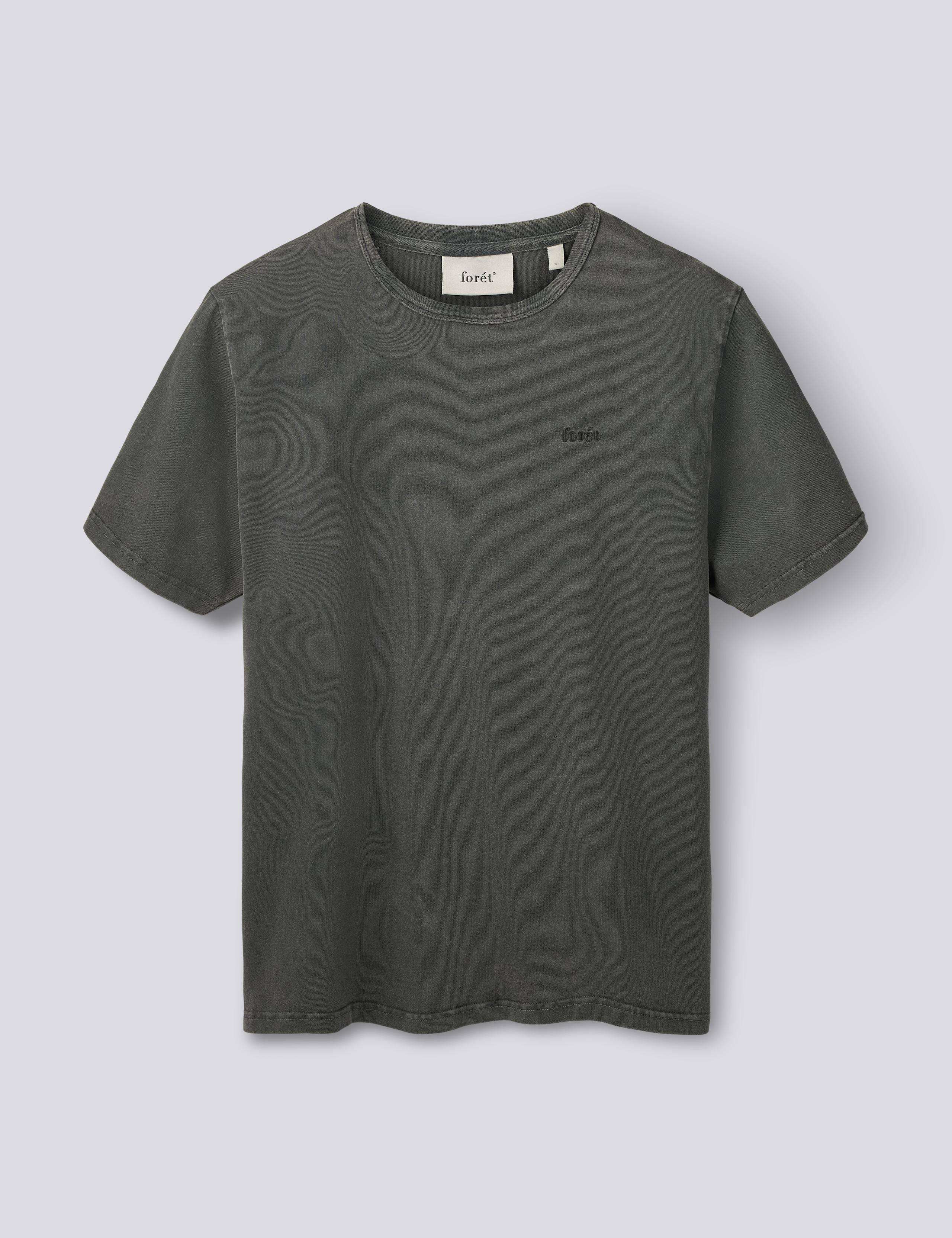 OAK FADED WASH T-SHIRT - DARK GREY