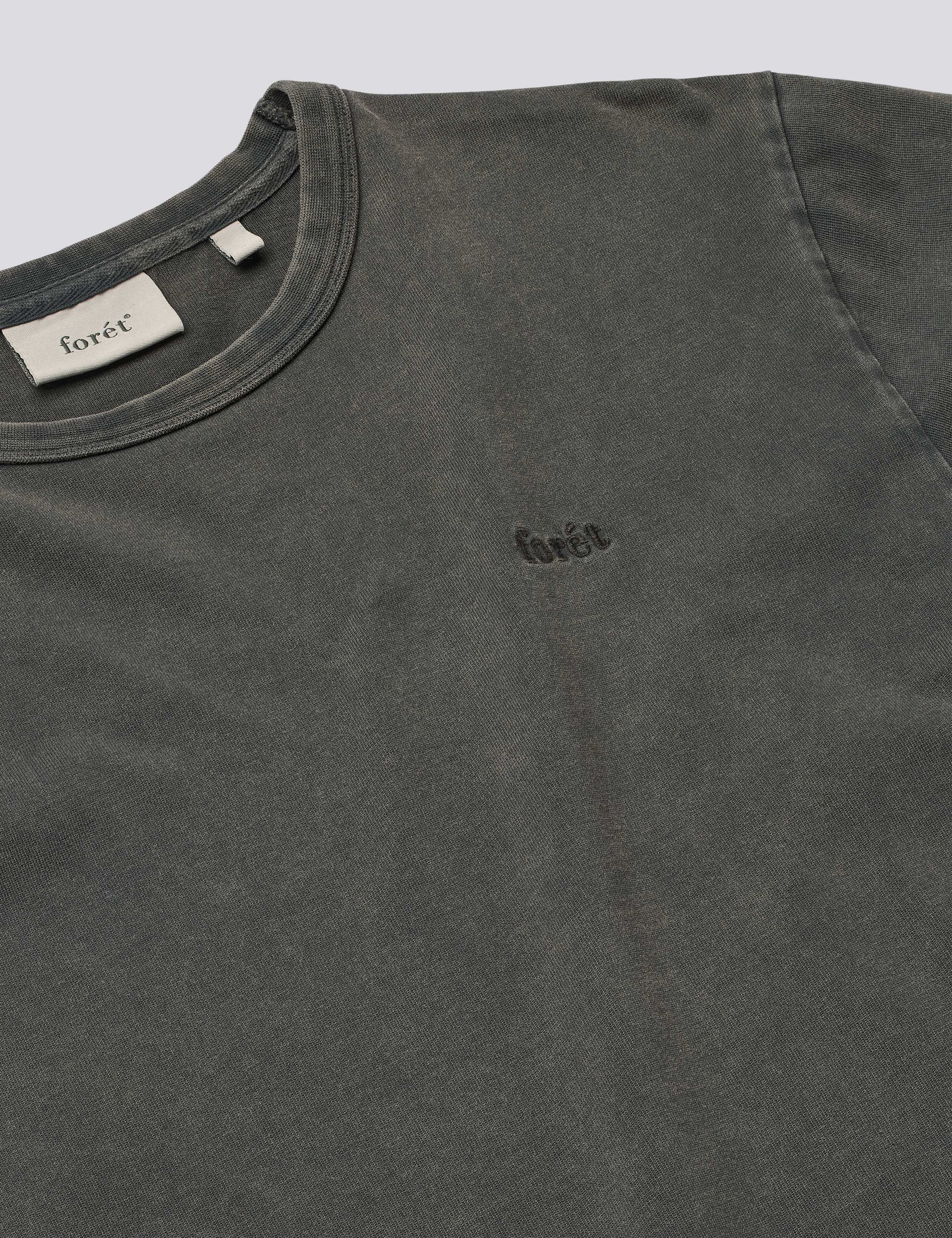 OAK FADED WASH T-SHIRT - DARK GREY - Image 4