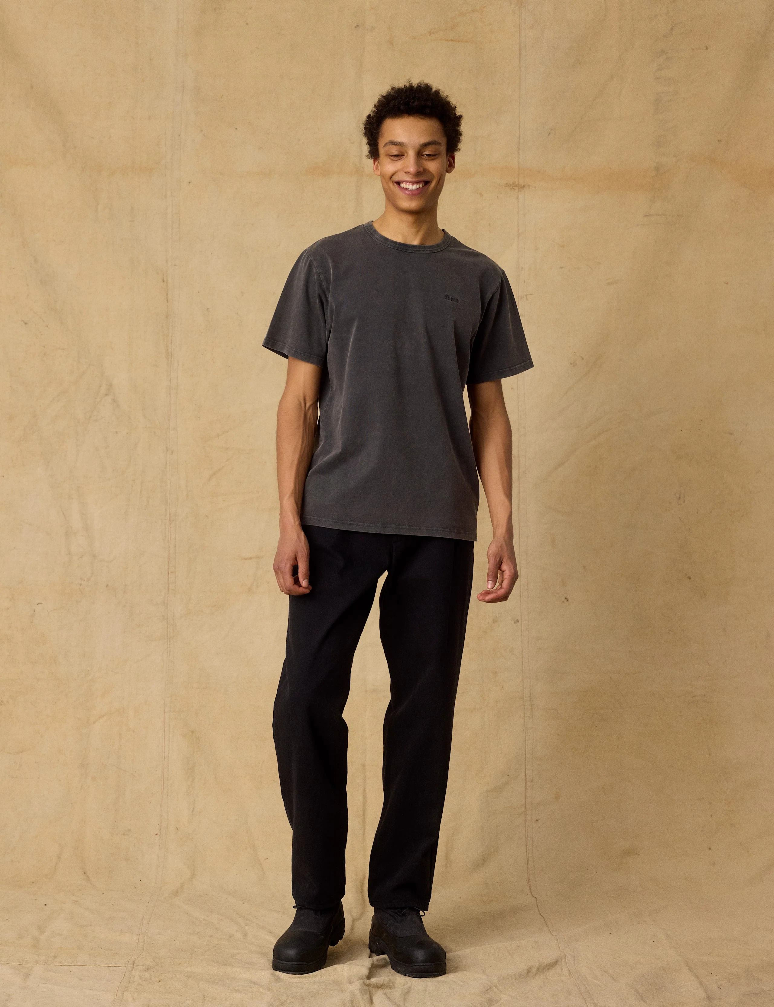 OAK FADED WASH T-SHIRT - DARK GREY - Image 5