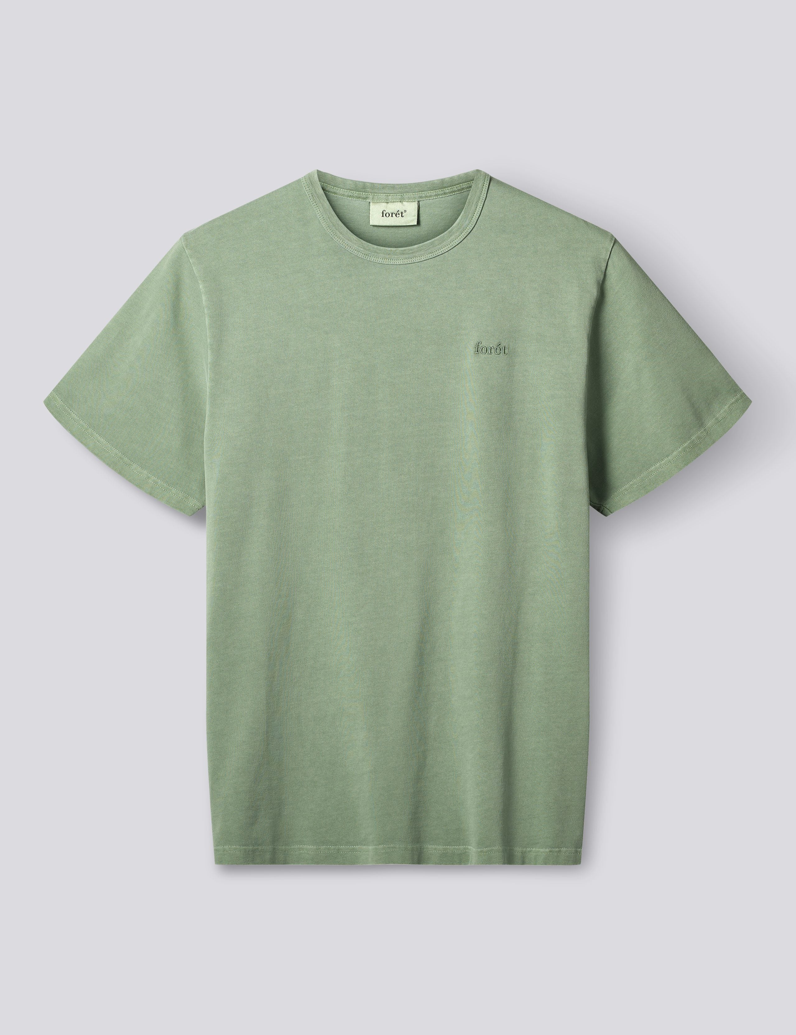 OAK PIGMENT DYE T-SHIRT - GREEN OXIDE