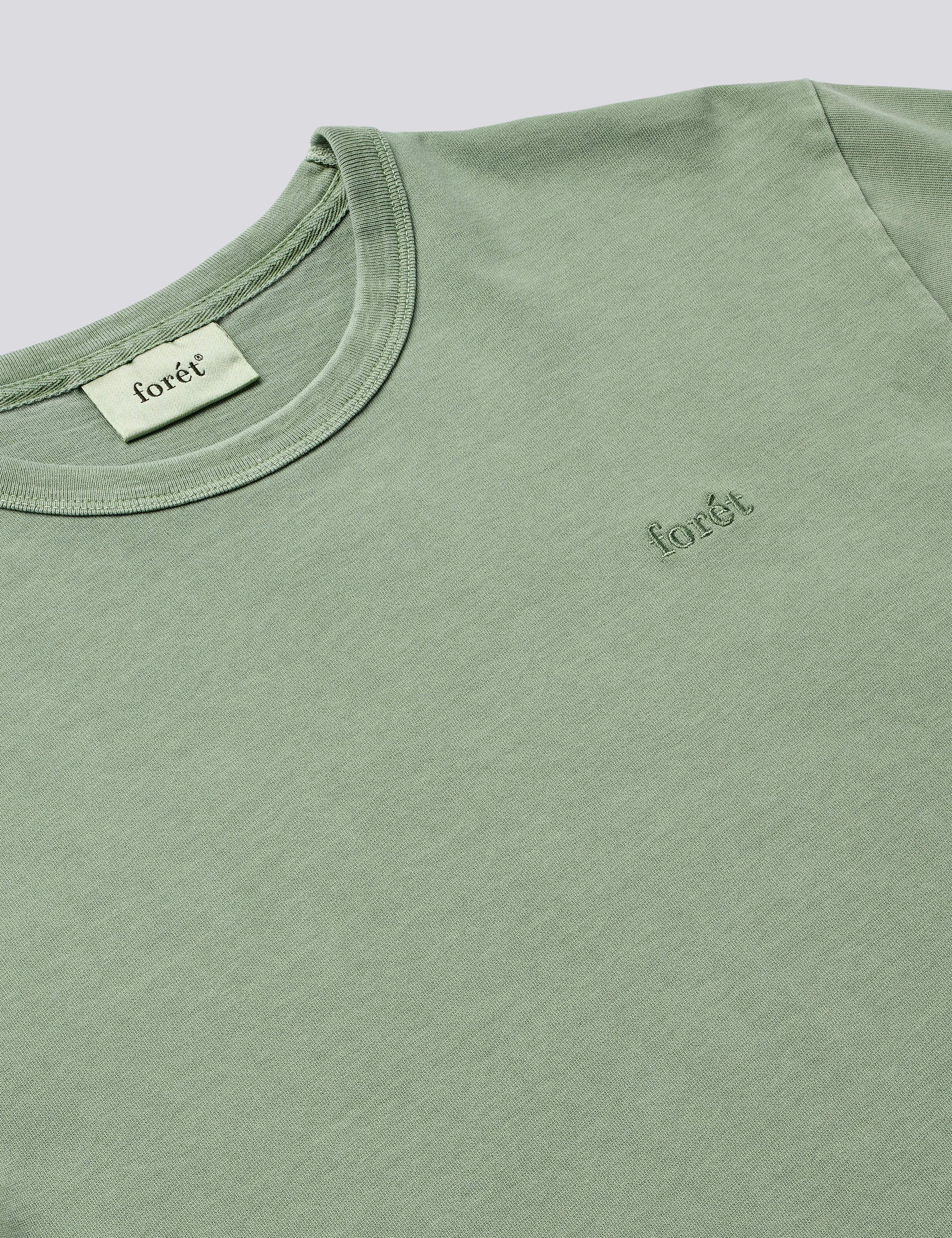 OAK PIGMENT DYE T-SHIRT - GREEN OXIDE - Image 2