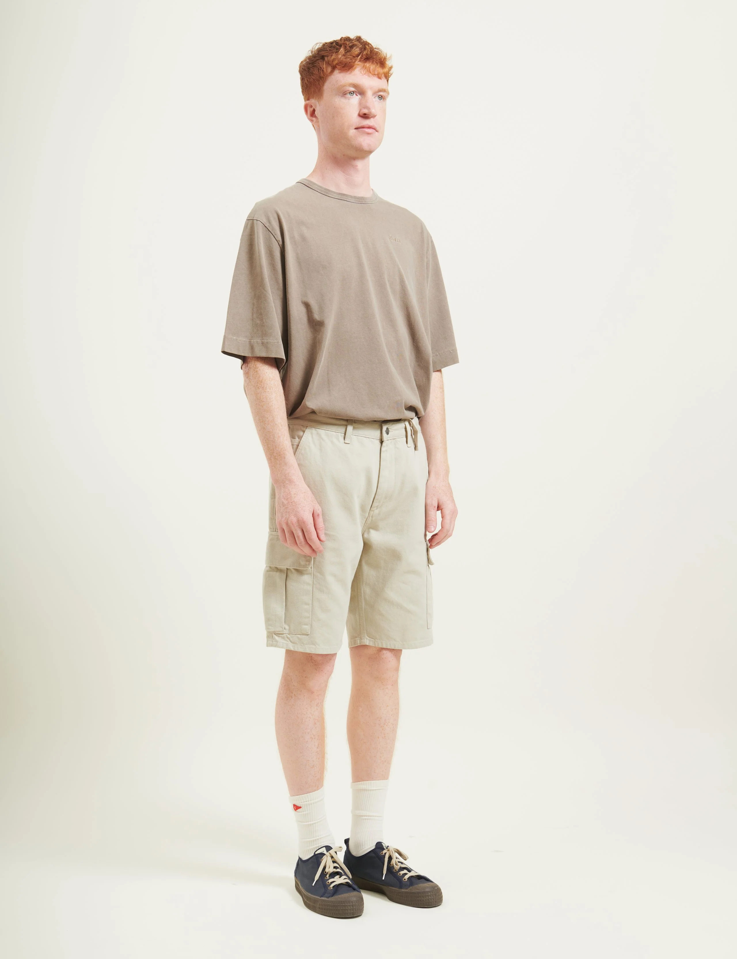 PARK RELAXED FIT T-SHIRT - STONE GREY - Image 3