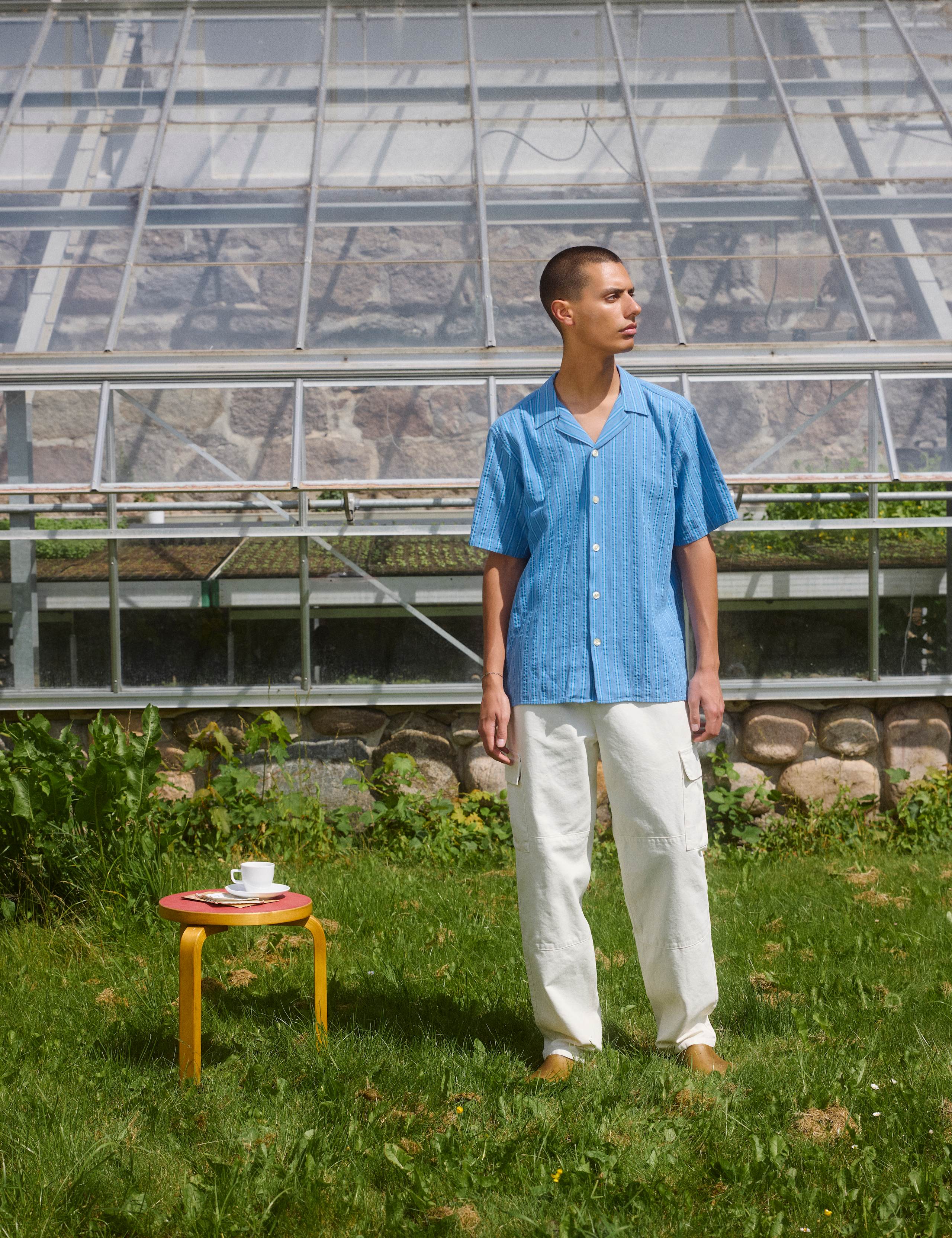 PEER SS SHIRT - BLUE - Image 6