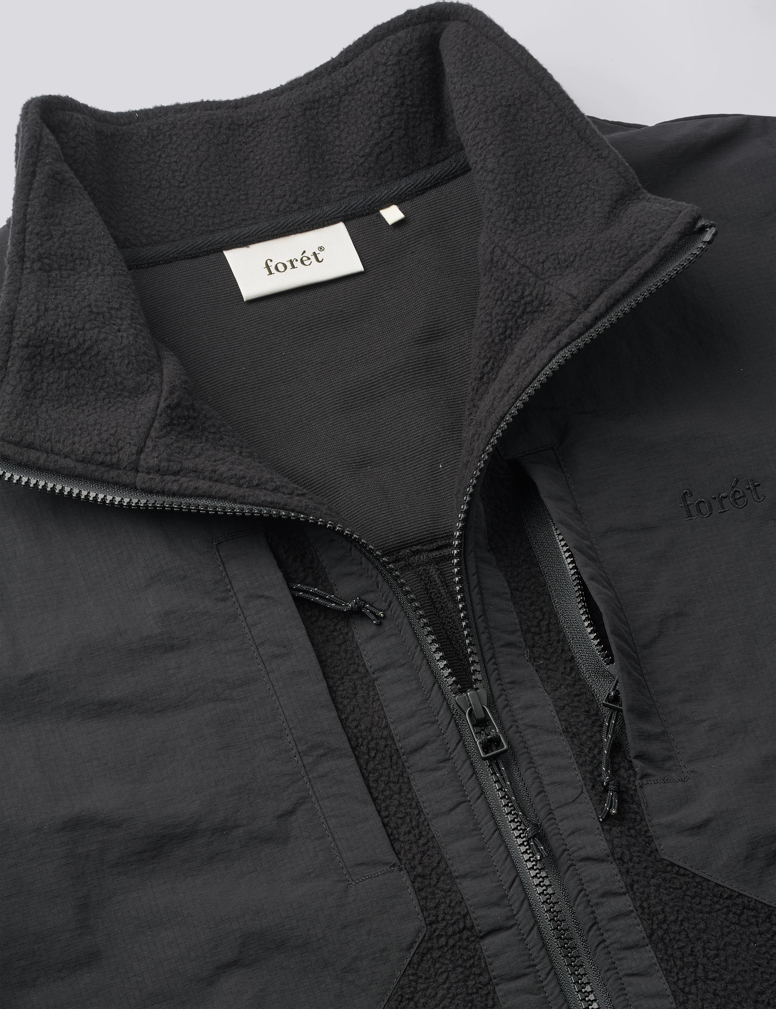 PICNIC POLARTEC FLEECE JACKET - BLACK - Image 3