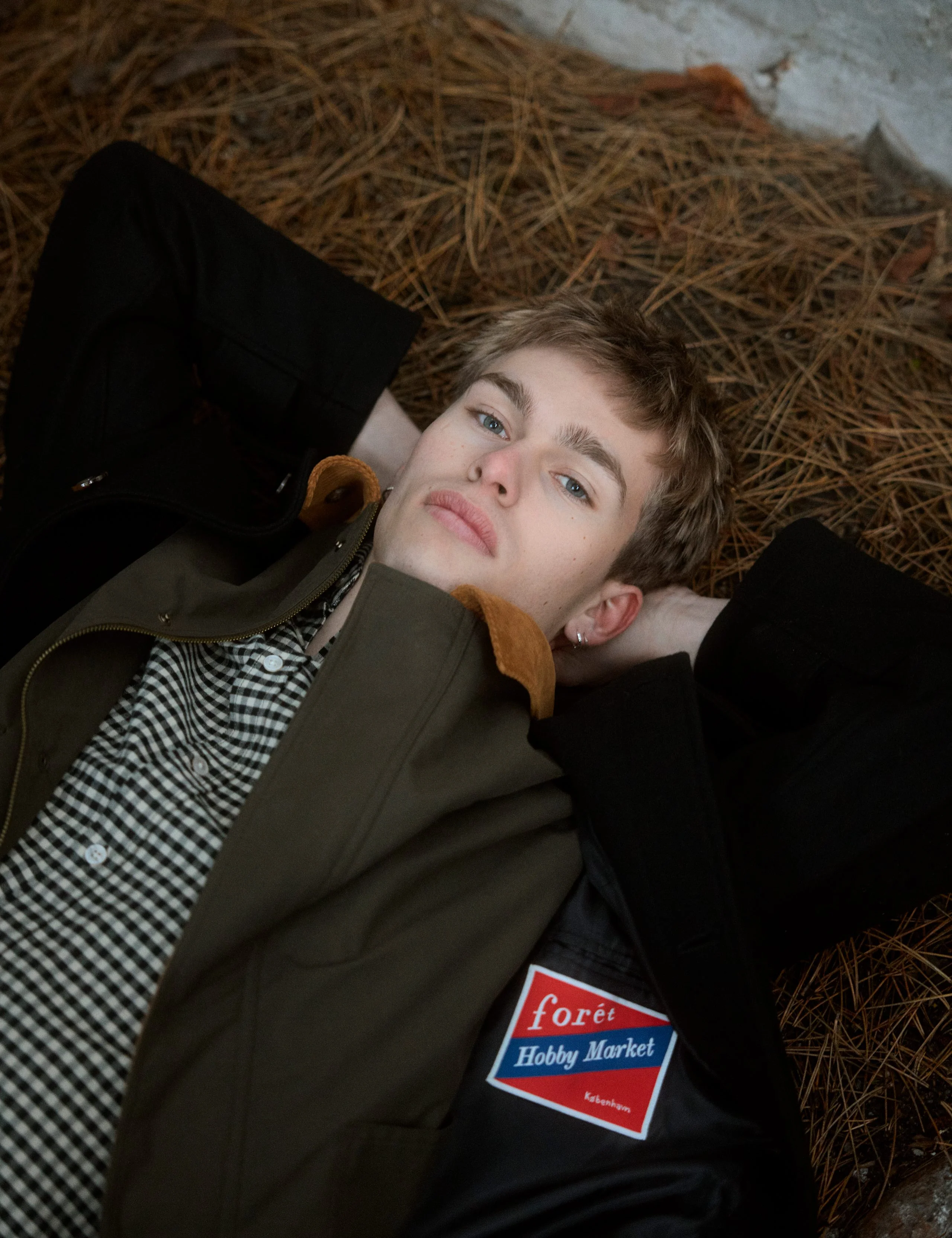 PINE WOOL COAT - BLACK - Image 5