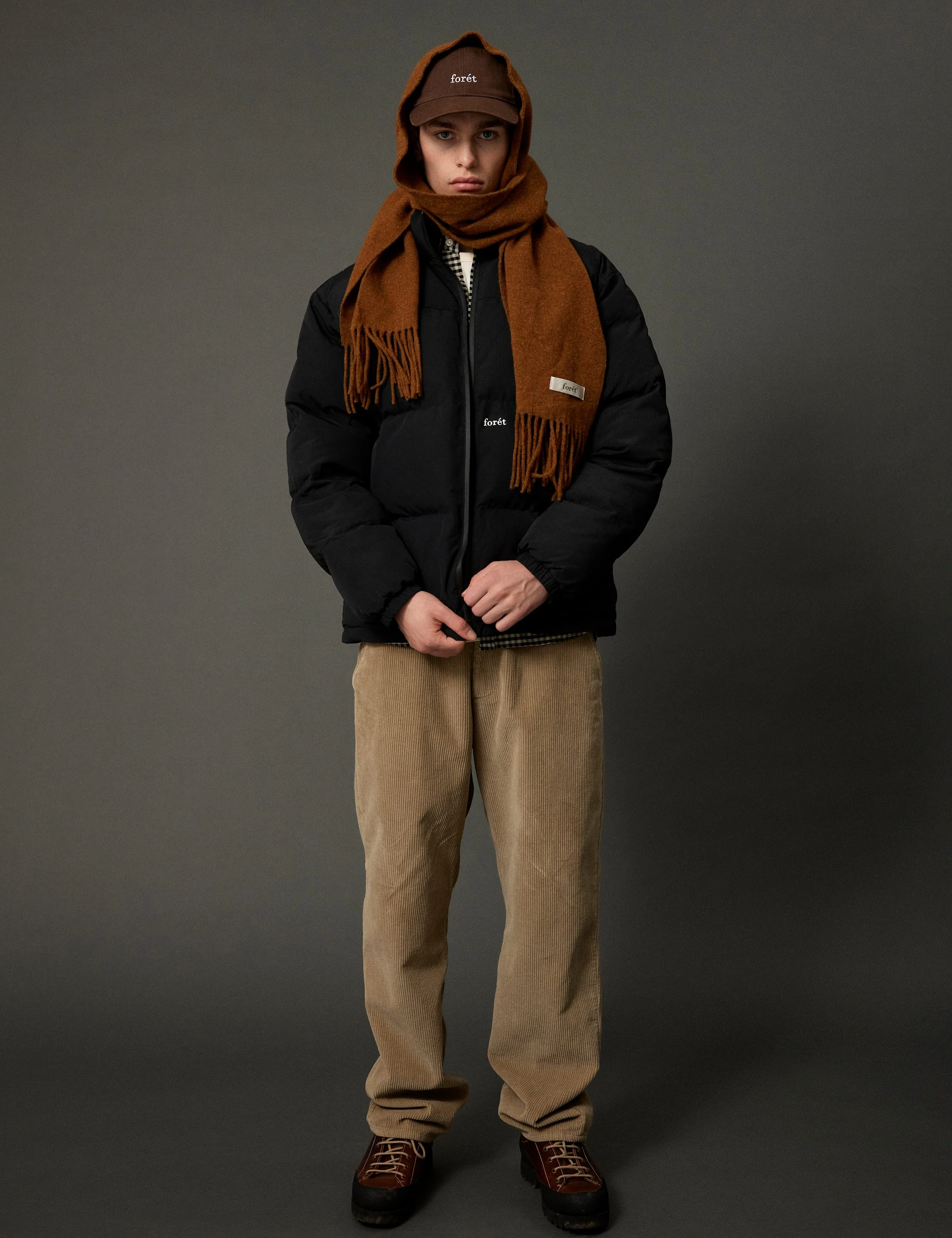 POLAR PUFFER JACKET - BLACK - Image 5