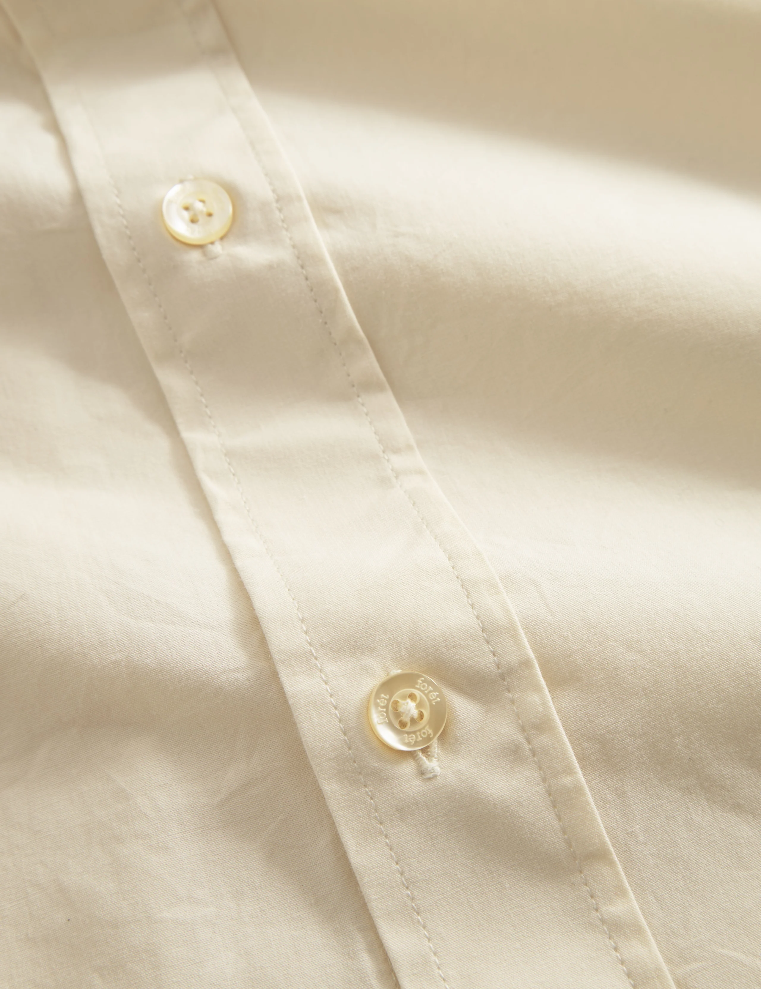 REST SHIRT - CLOUD/BROWN STRIPE - Image 4