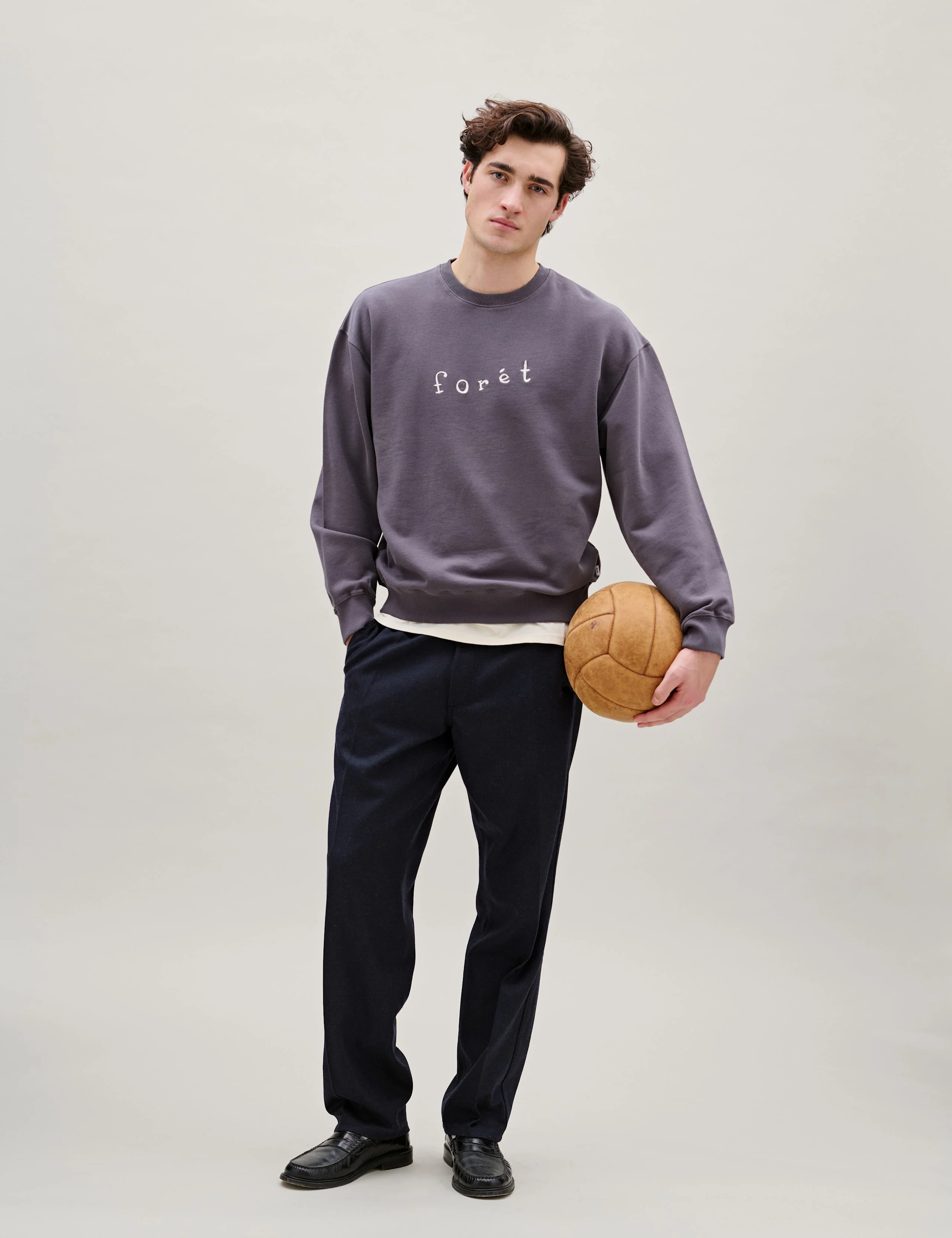 ROPE SWEATSHIRT - GREY - Image 3