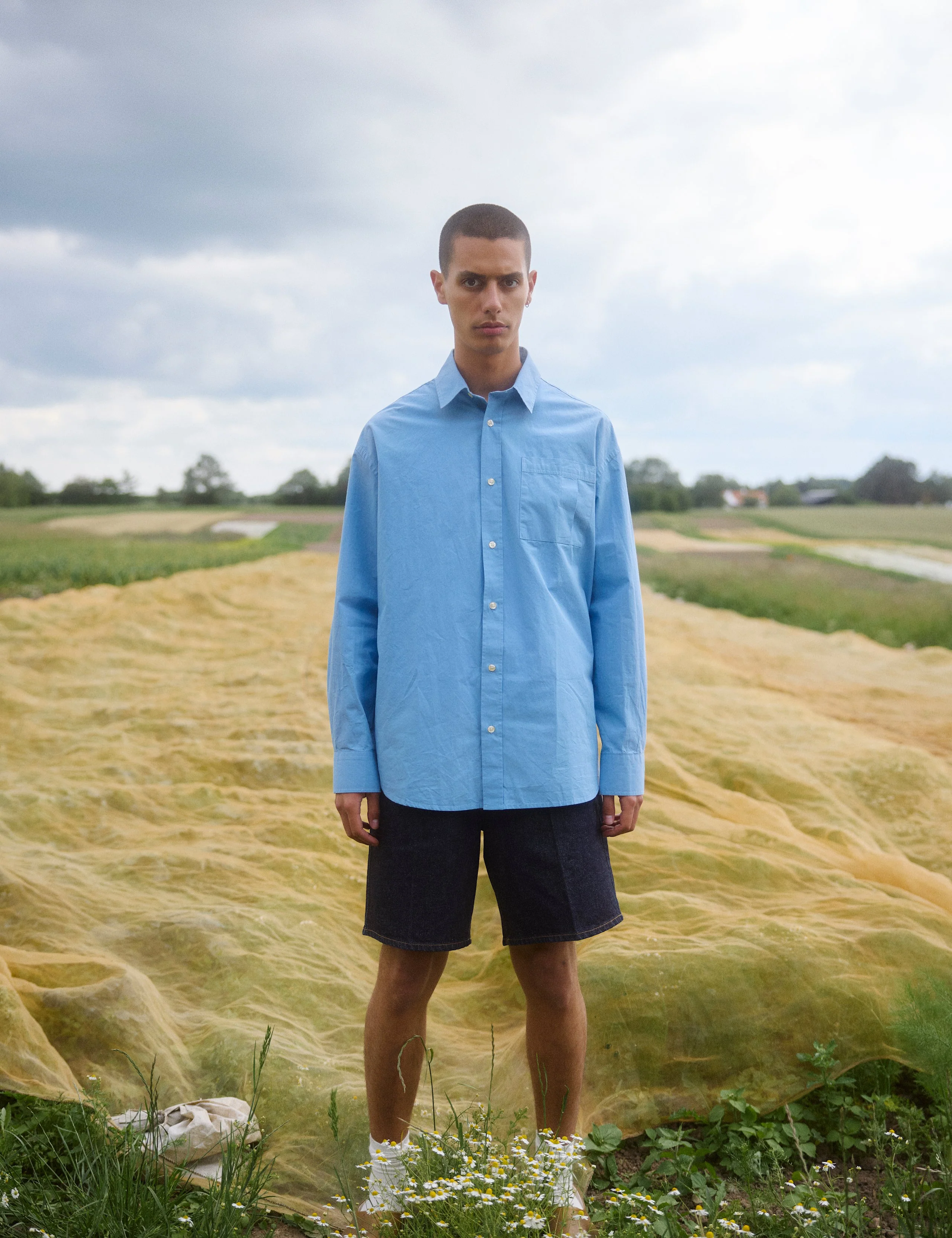 ROSE POPLIN SHIRT - LIGHT BLUE - Image 5