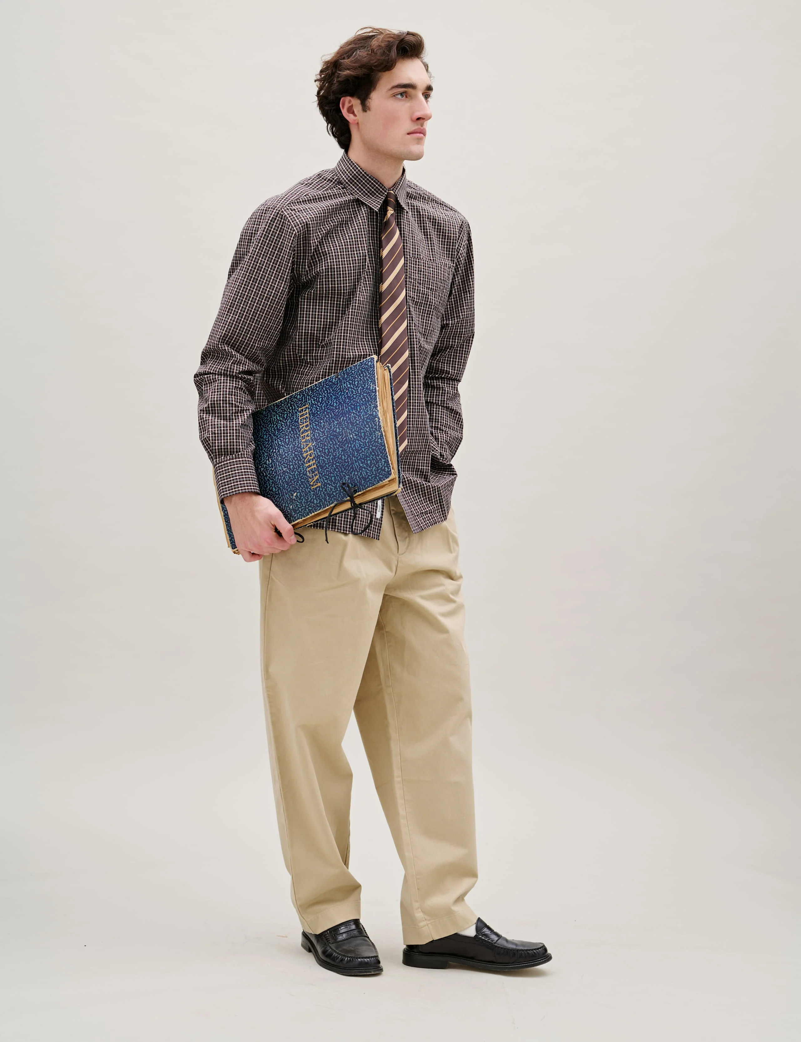 SCOUT POPLIN RELAXED FIT SHIRT - MOLE CHECK - Image 3