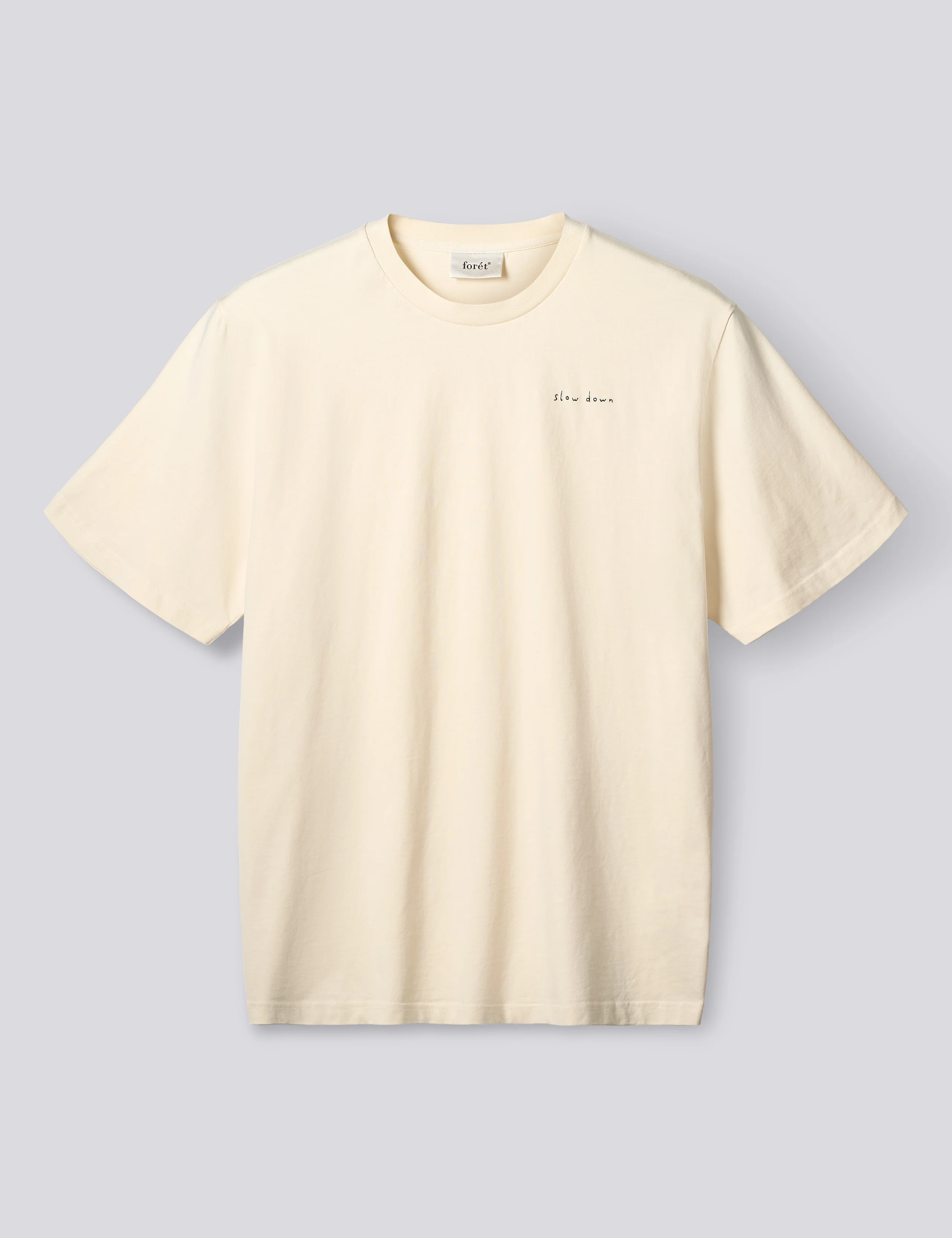 SLOW DOWN T-SHIRT - CLOUD