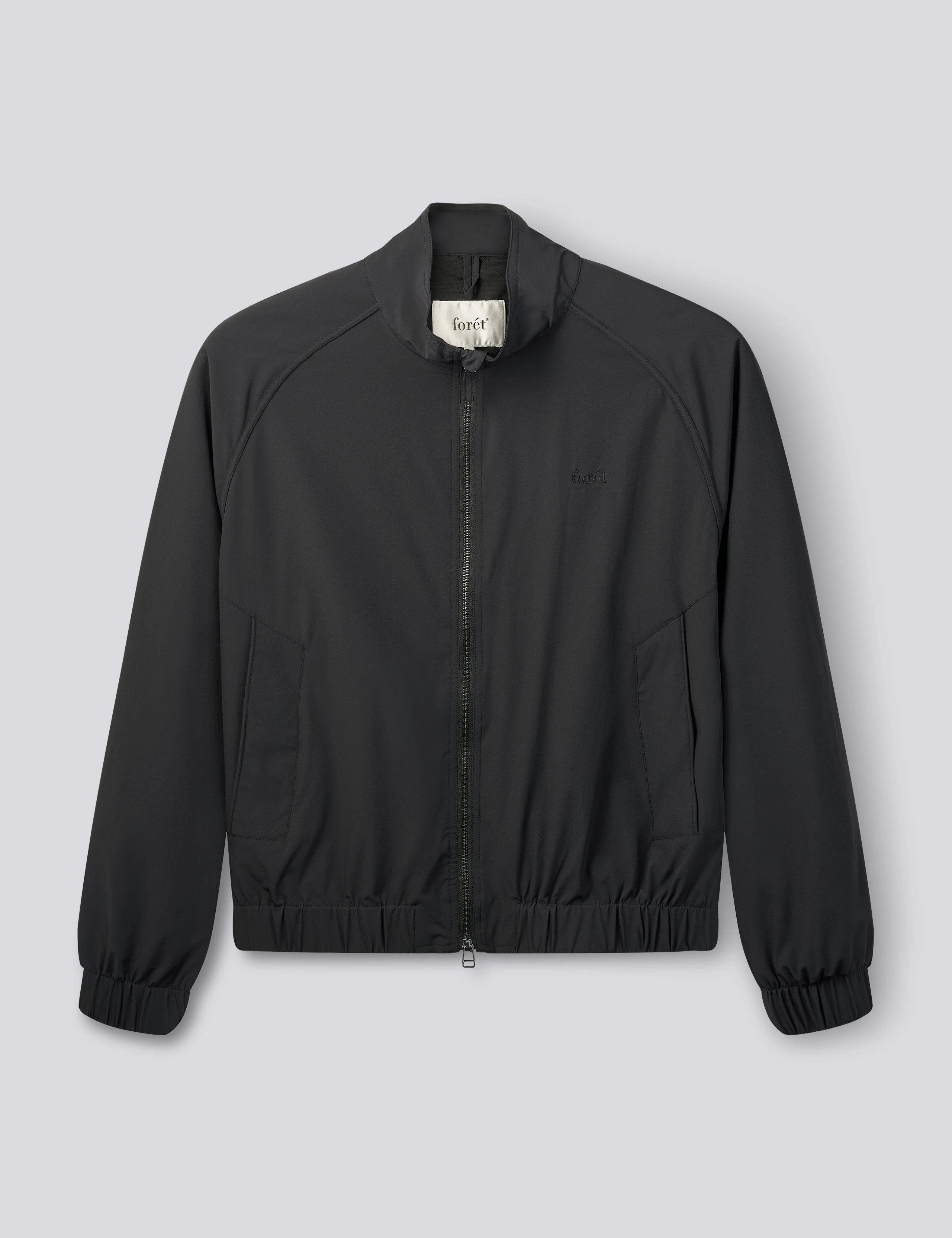 STREAM TRACK JACKET - BLACK