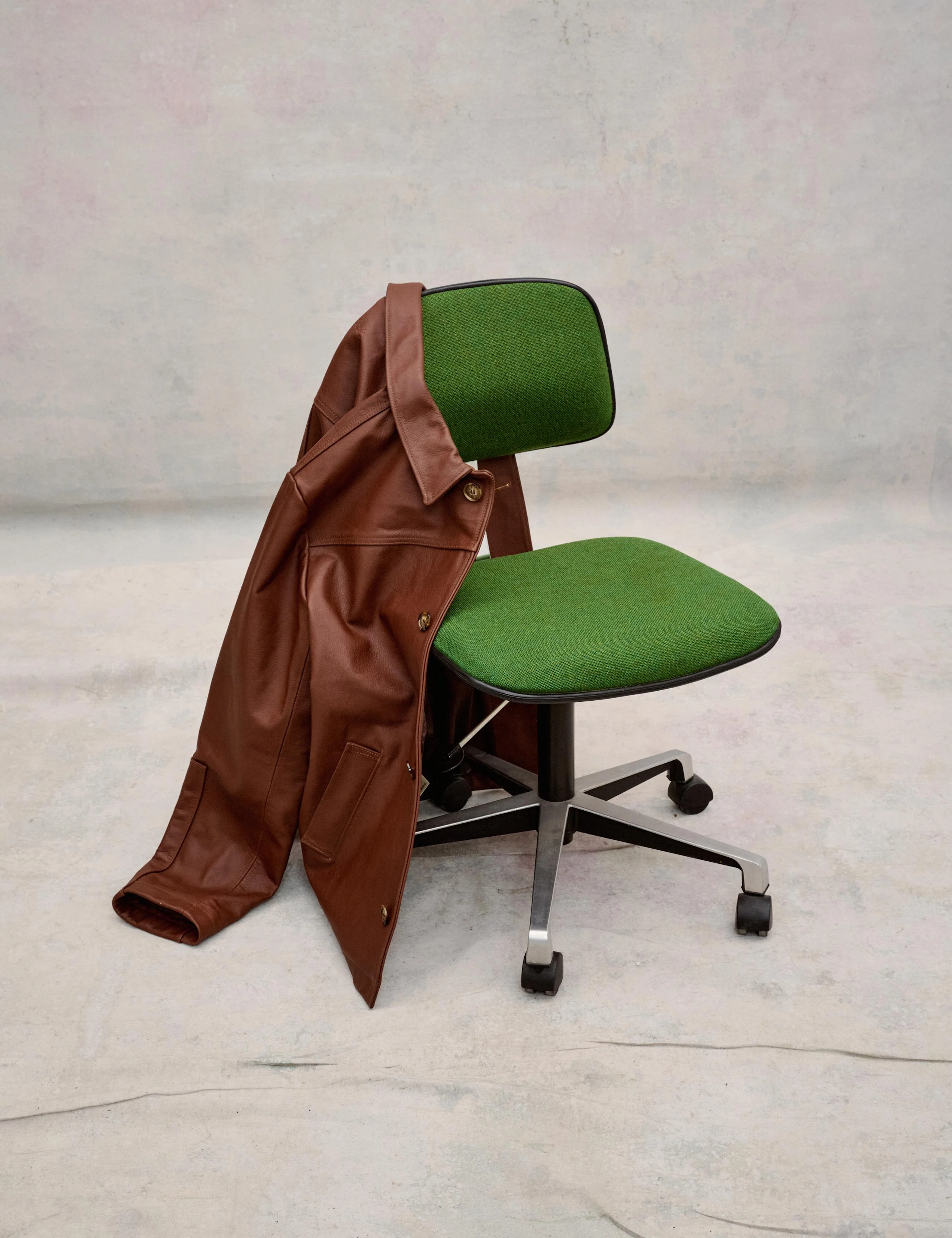 SUNRAY LEATHER JACKET - COGNAC - Image 3